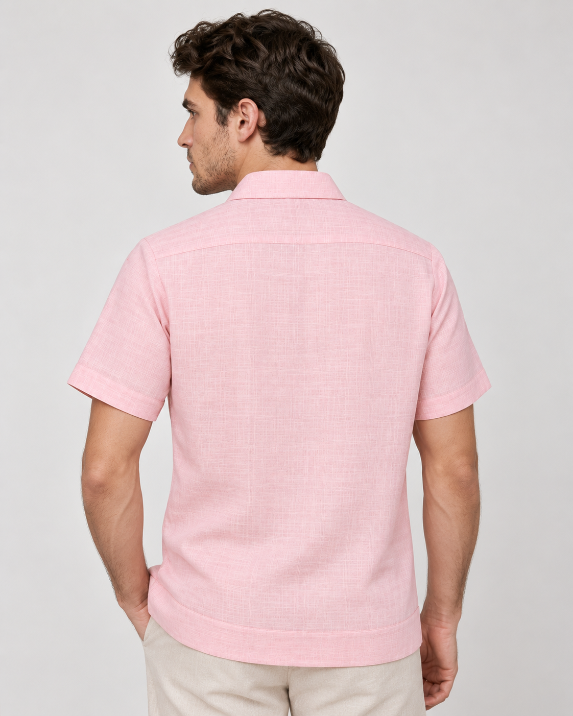 GUAYABERA FRANCO ROSA