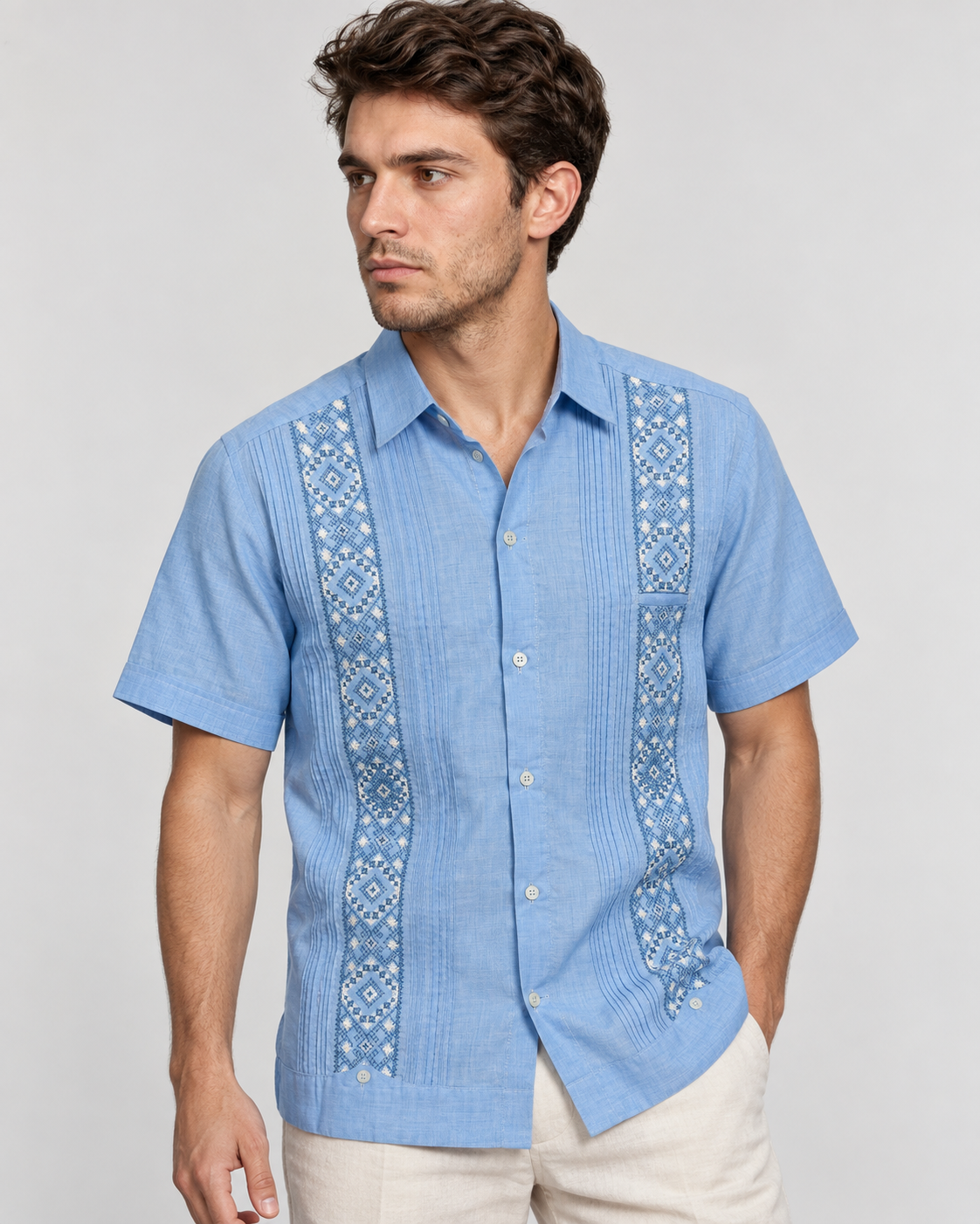GUAYABERA ITZAE CELESTE