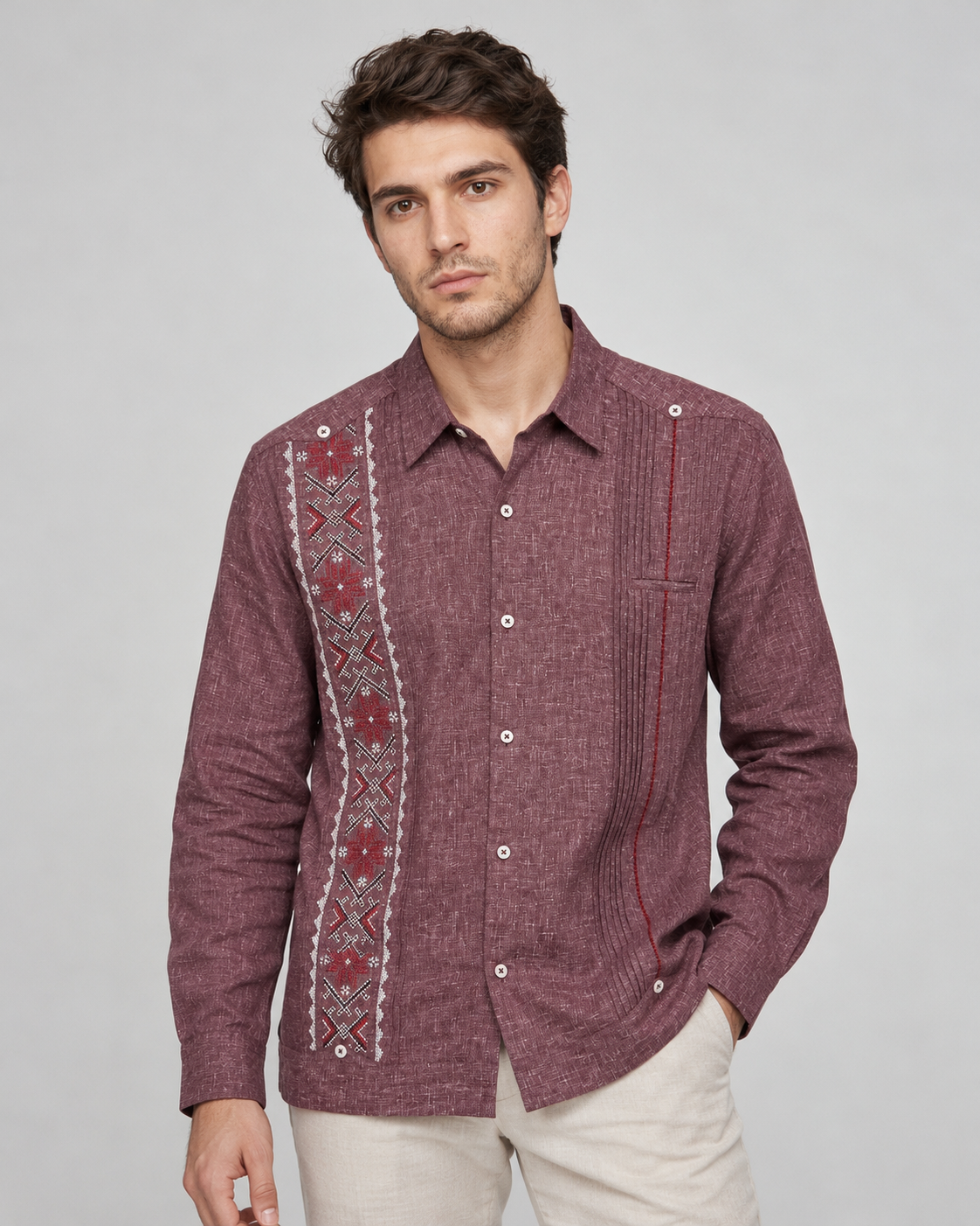 GUAYABERA KANTE GUINDA