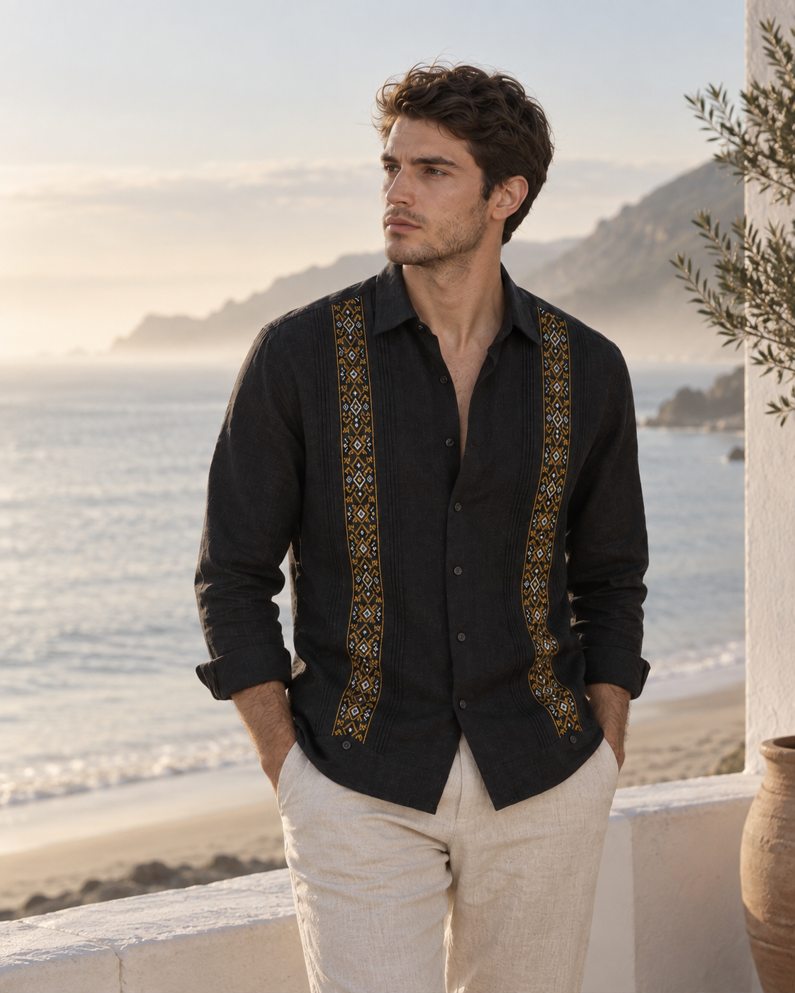 GUAYABERA NAAD NEGRA
