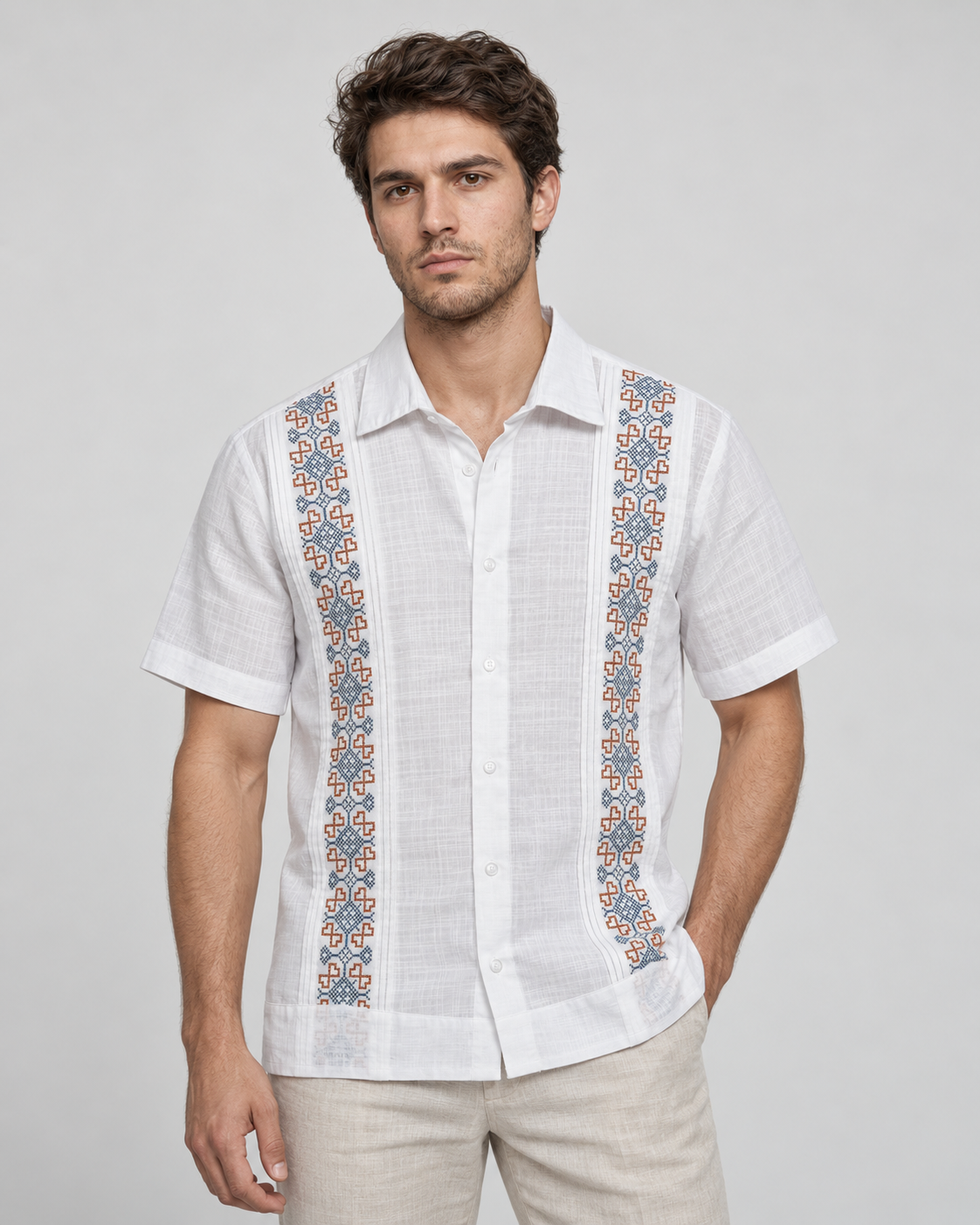 GUAYABERA NAAY BLANCO