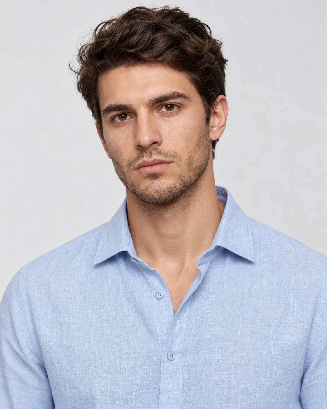 CAMISA PURIFICACIÓN CELESTE