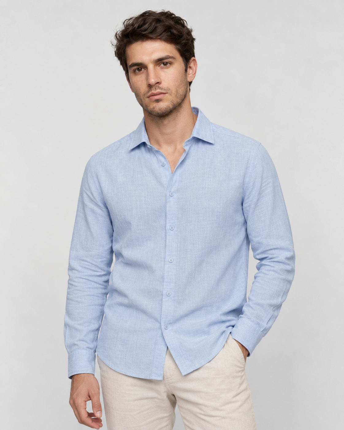 CAMISA PURIFICACIÓN CELESTE