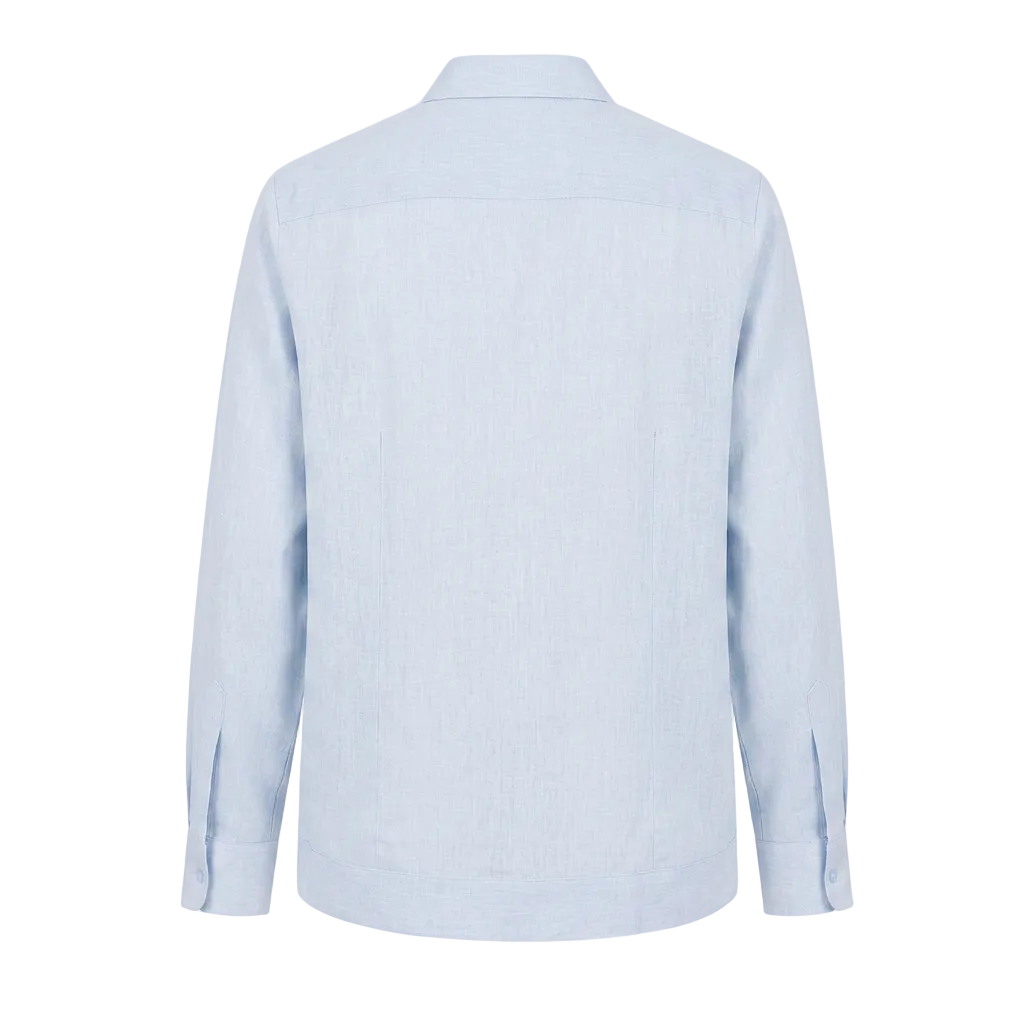 GUAYABERA ALBA CELESTE