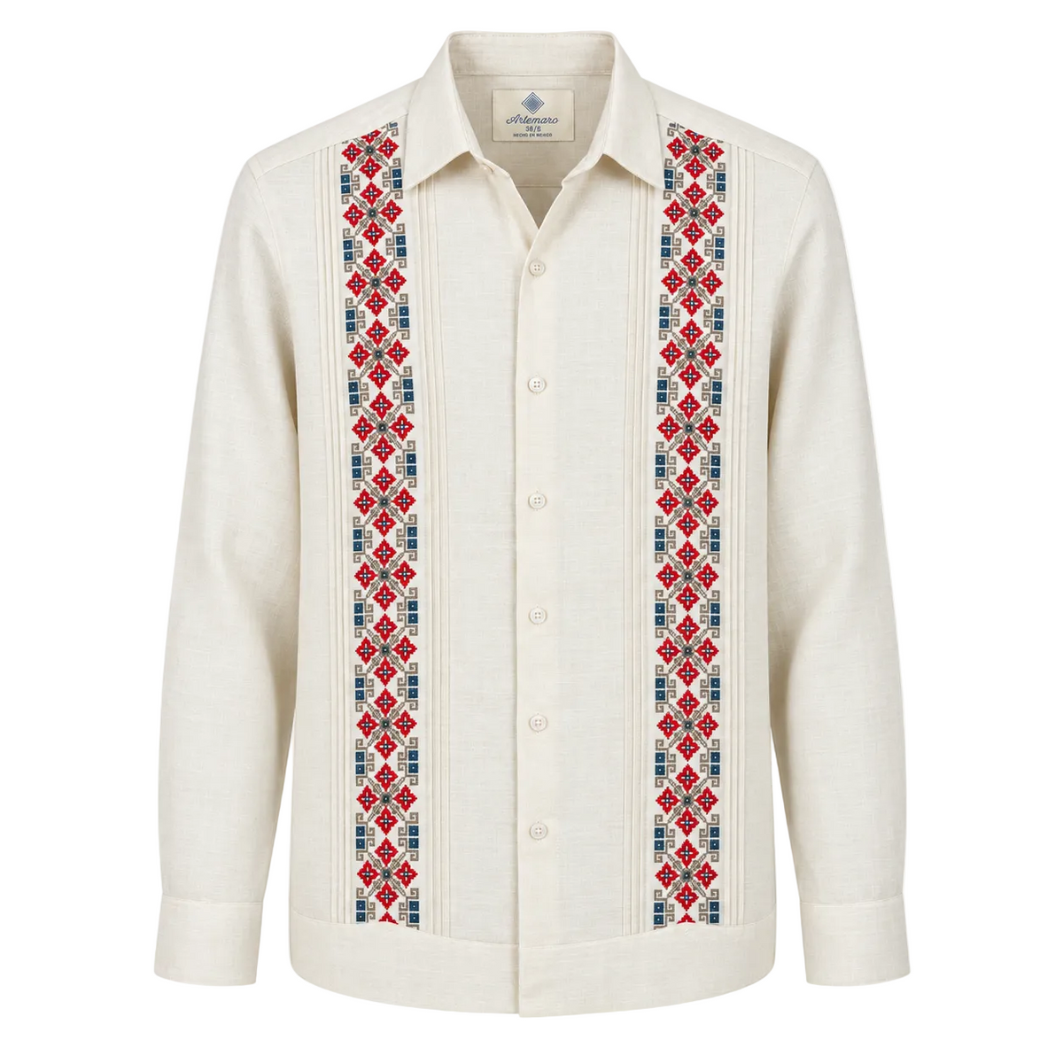 GUAYABERA ALBA HUESO