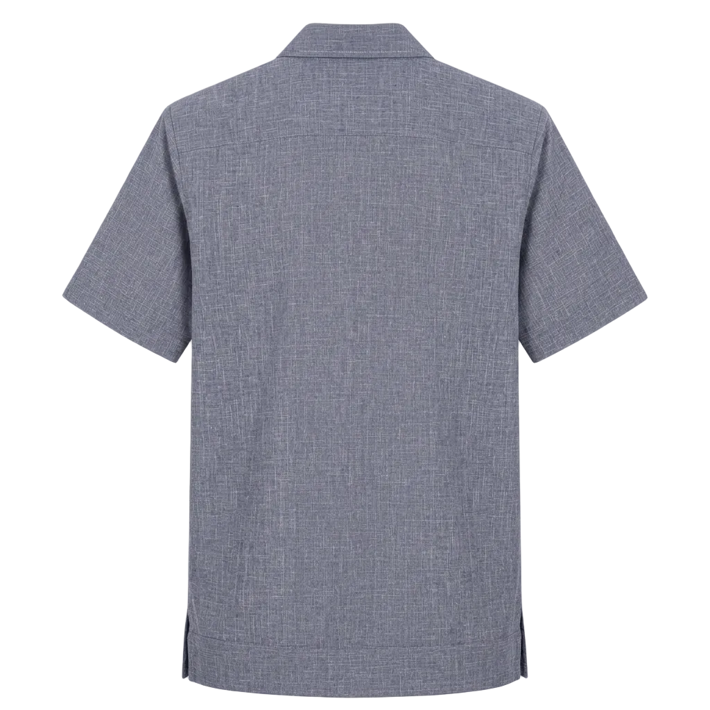 GUAYABERA ANDRÉ GRIS AZULADO