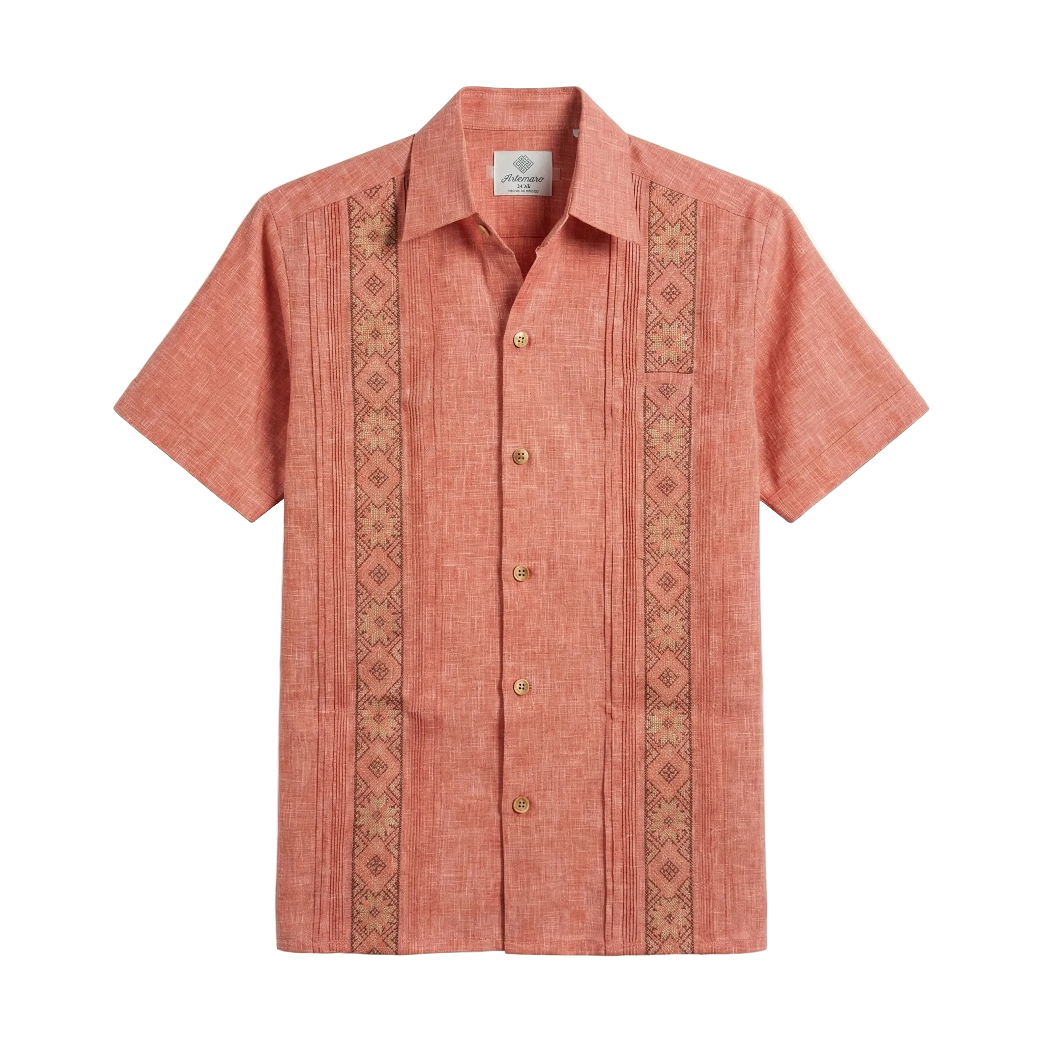 GUAYABERA TULUM NARANJA