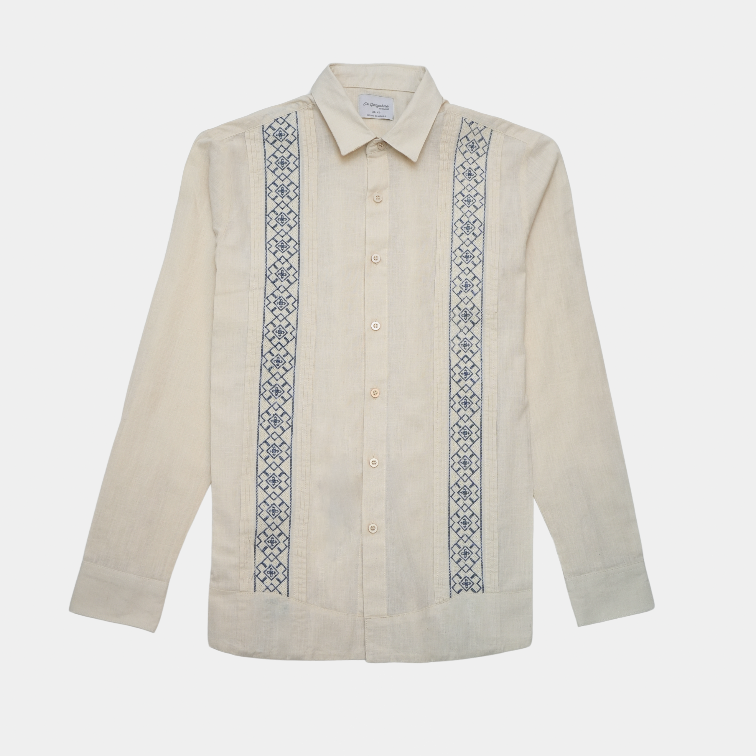 GUAYABERA ARTEMARO BEIGE MANGA LARGA