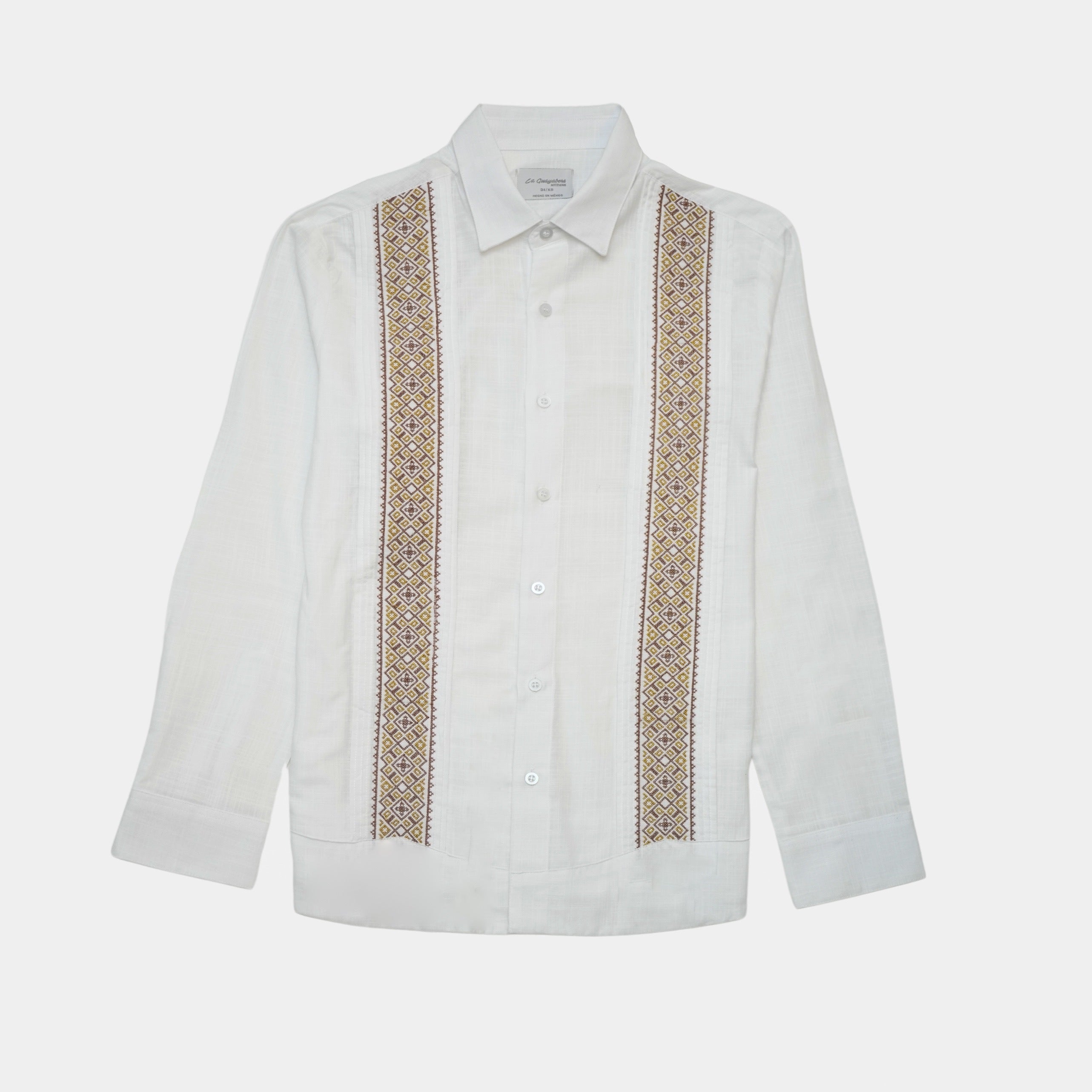 GUAYABERA ARTEMARO BLANCA MANGA LARGA