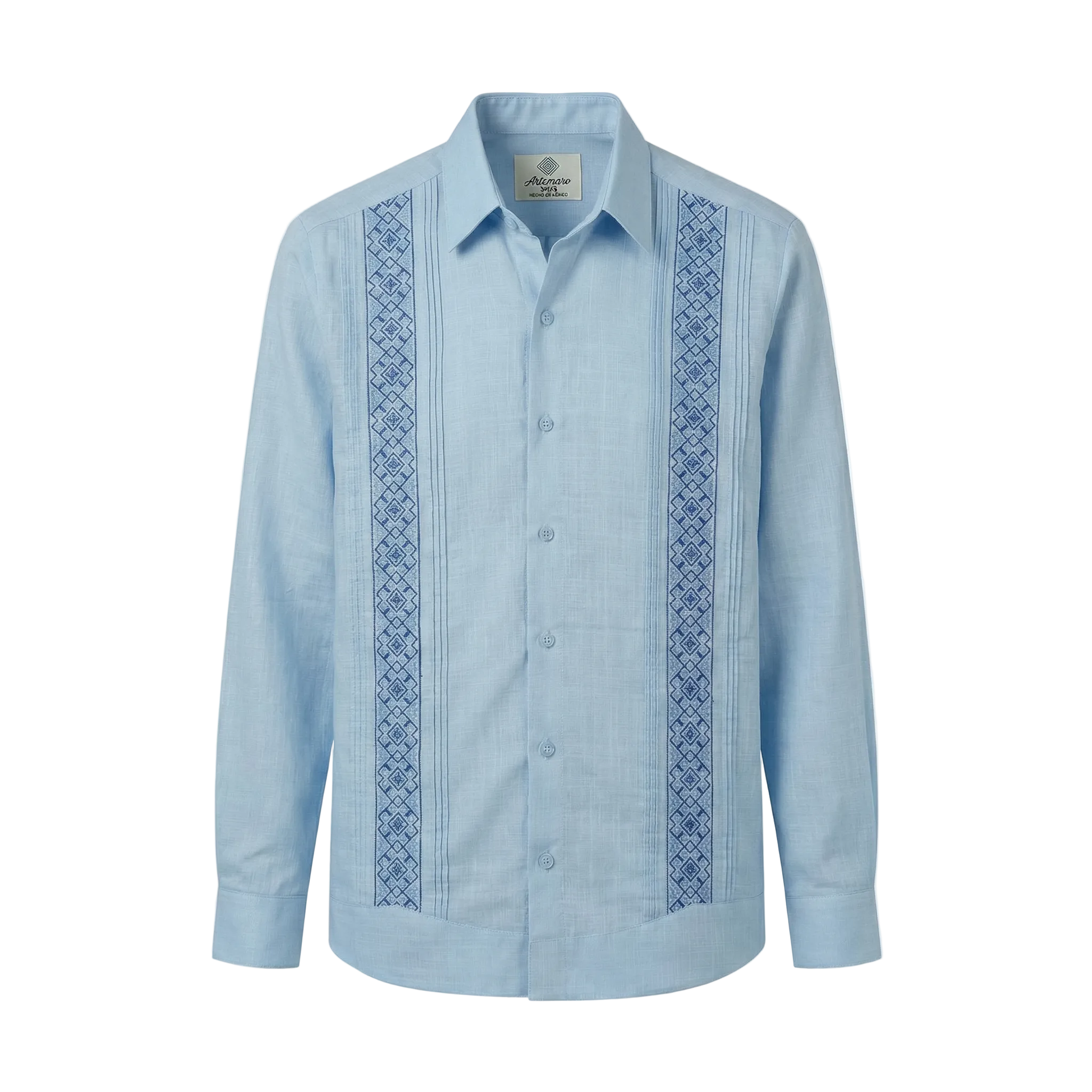 GUAYABERA ARTEMARO CELESTE