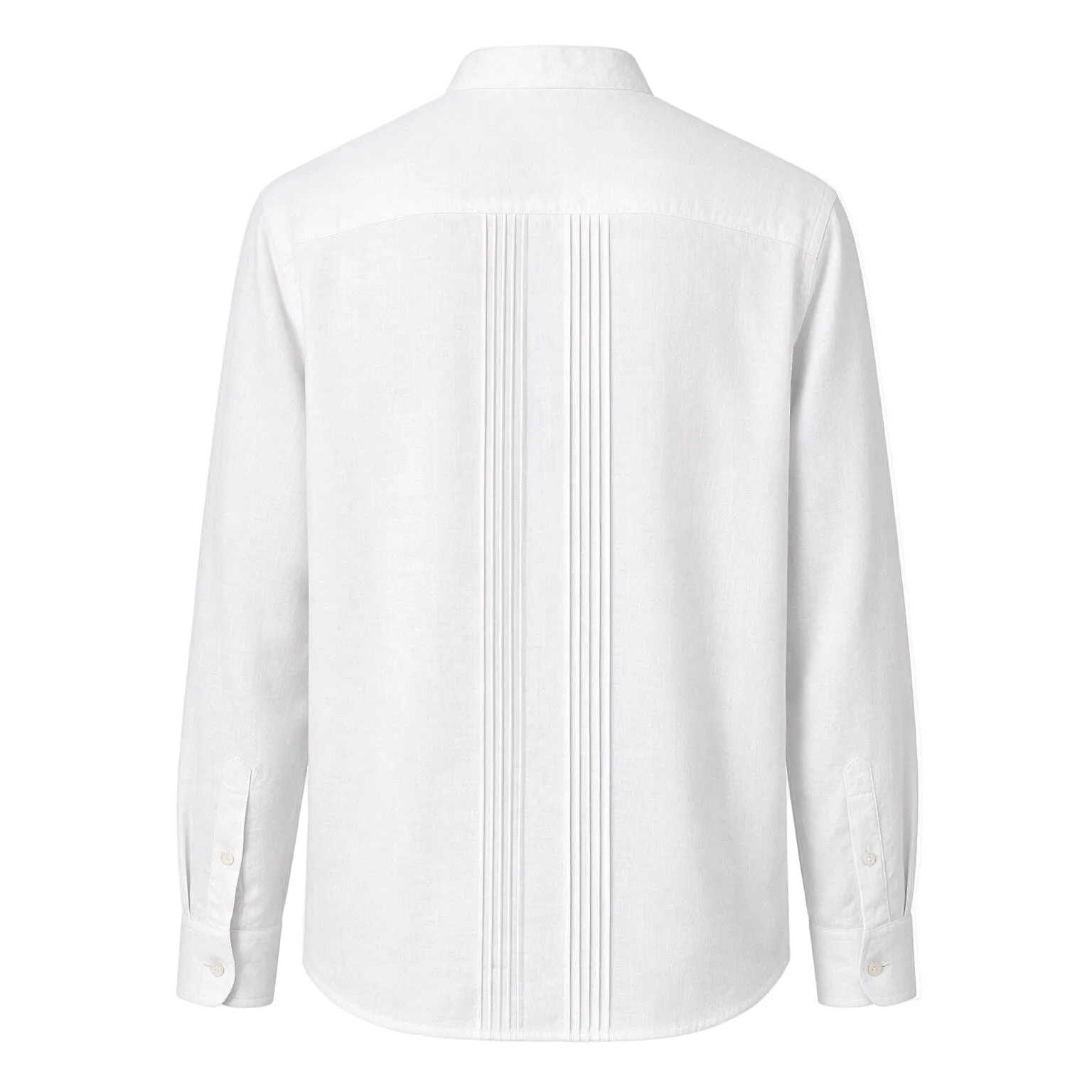 CAMISA MAO ALFORZAS BLANCA