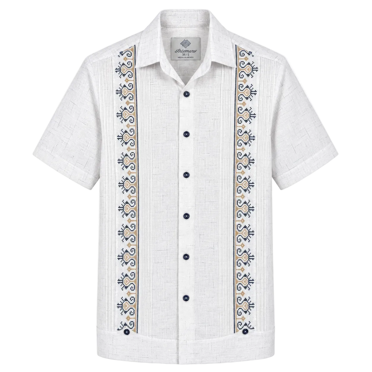 GUAYABERA CARACOL BLANCA