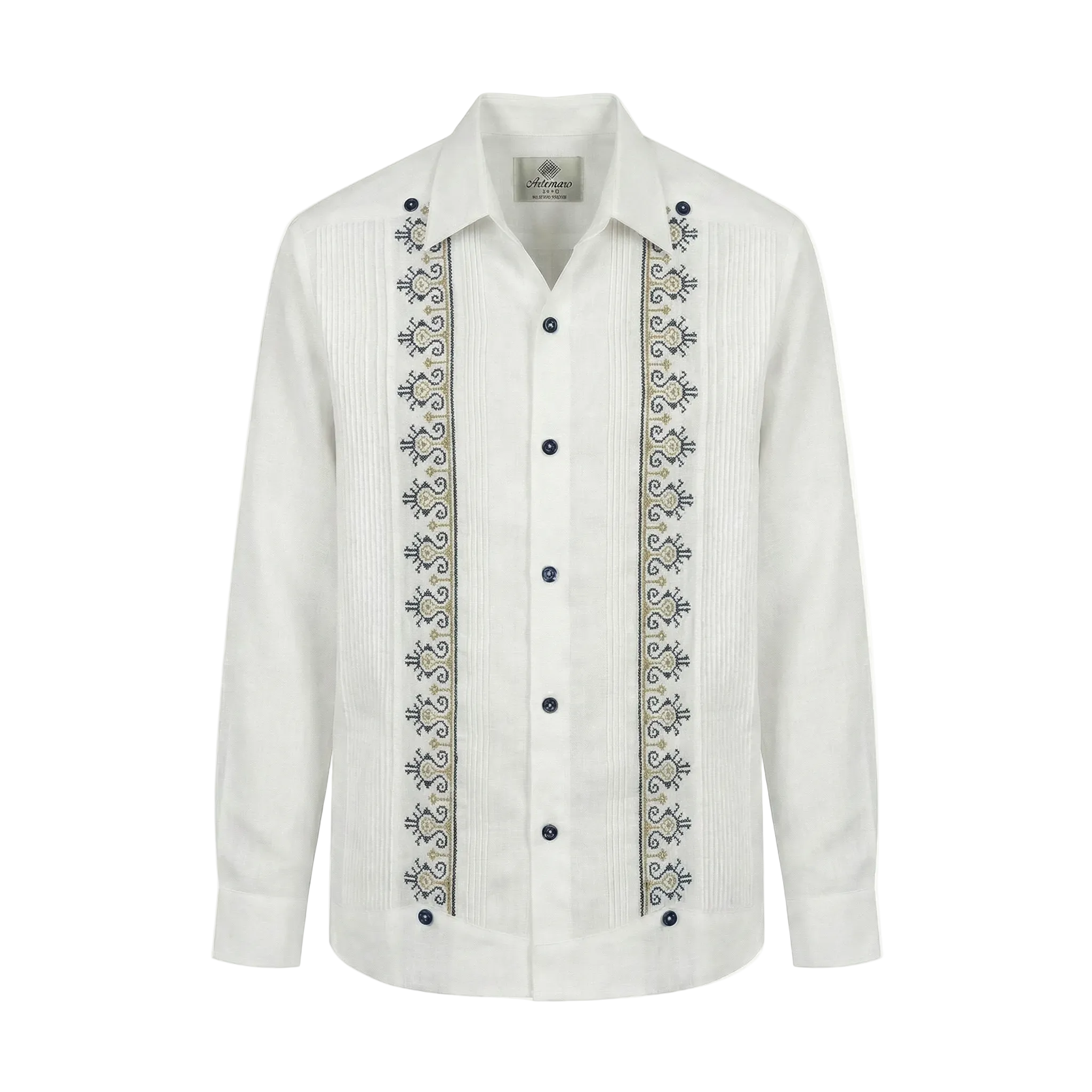 GUAYABERA CARACOL BLANCA