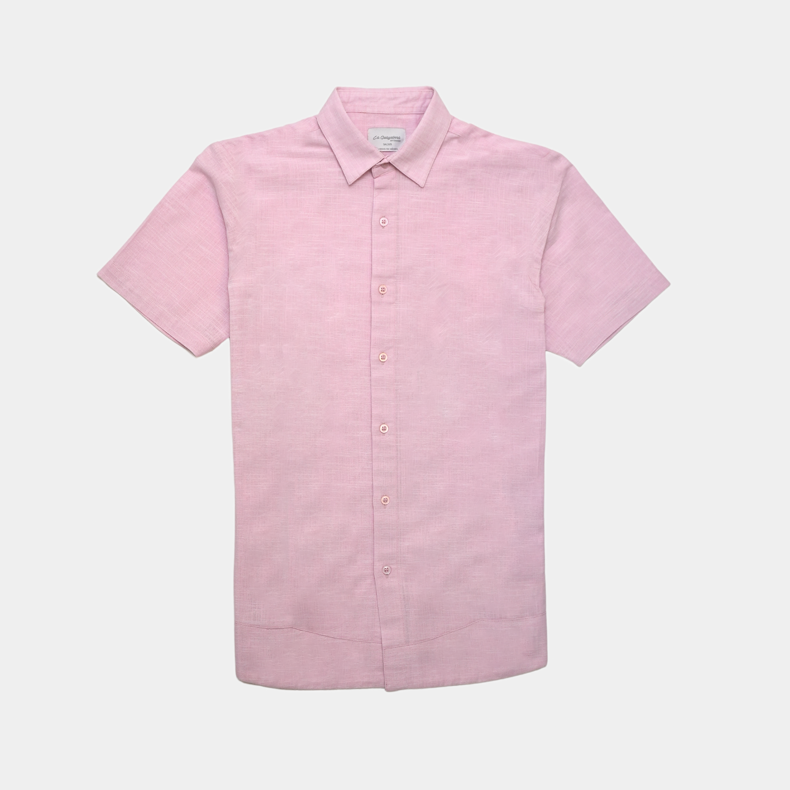 CAMISA CHAZARILLA ROSA MANGA CORTA