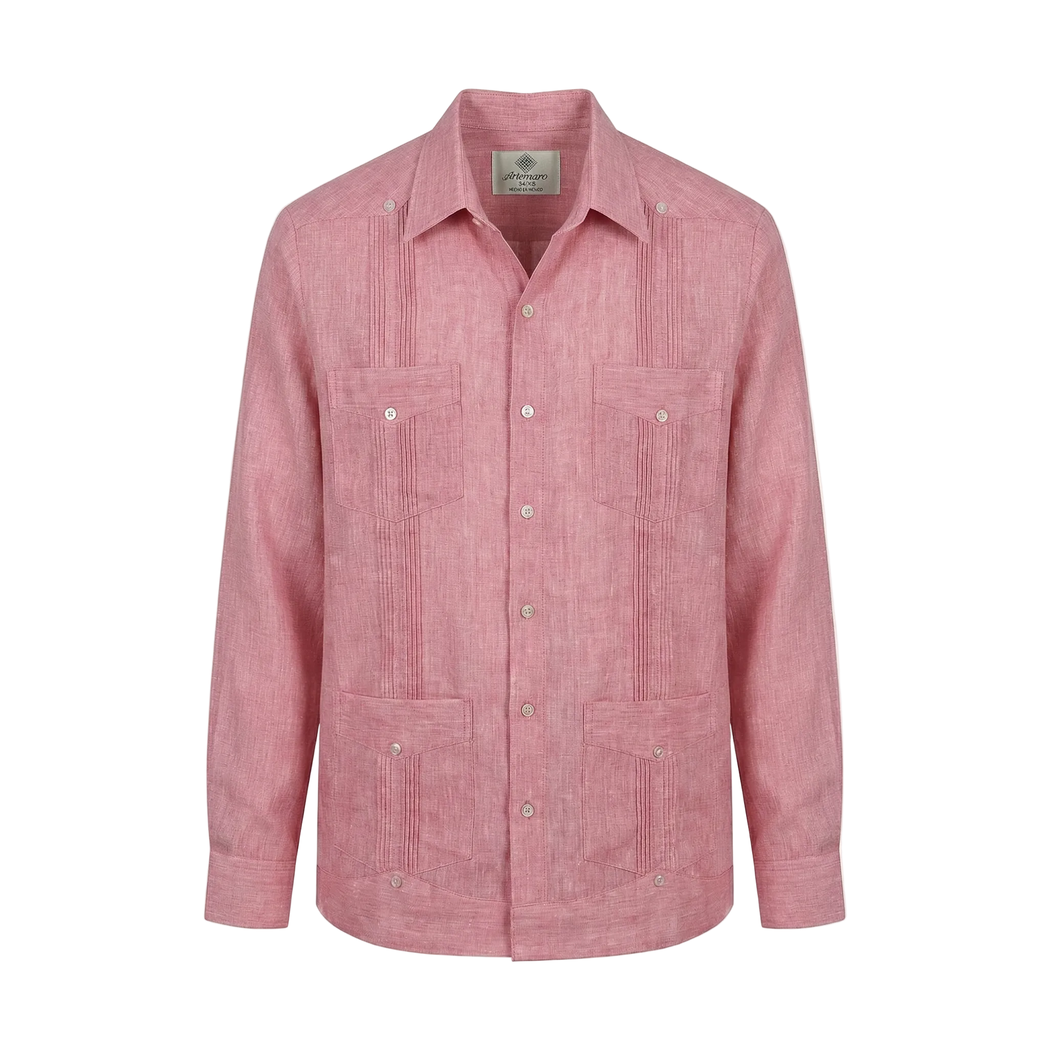 GUAYABERA CHETUMAL ROSA