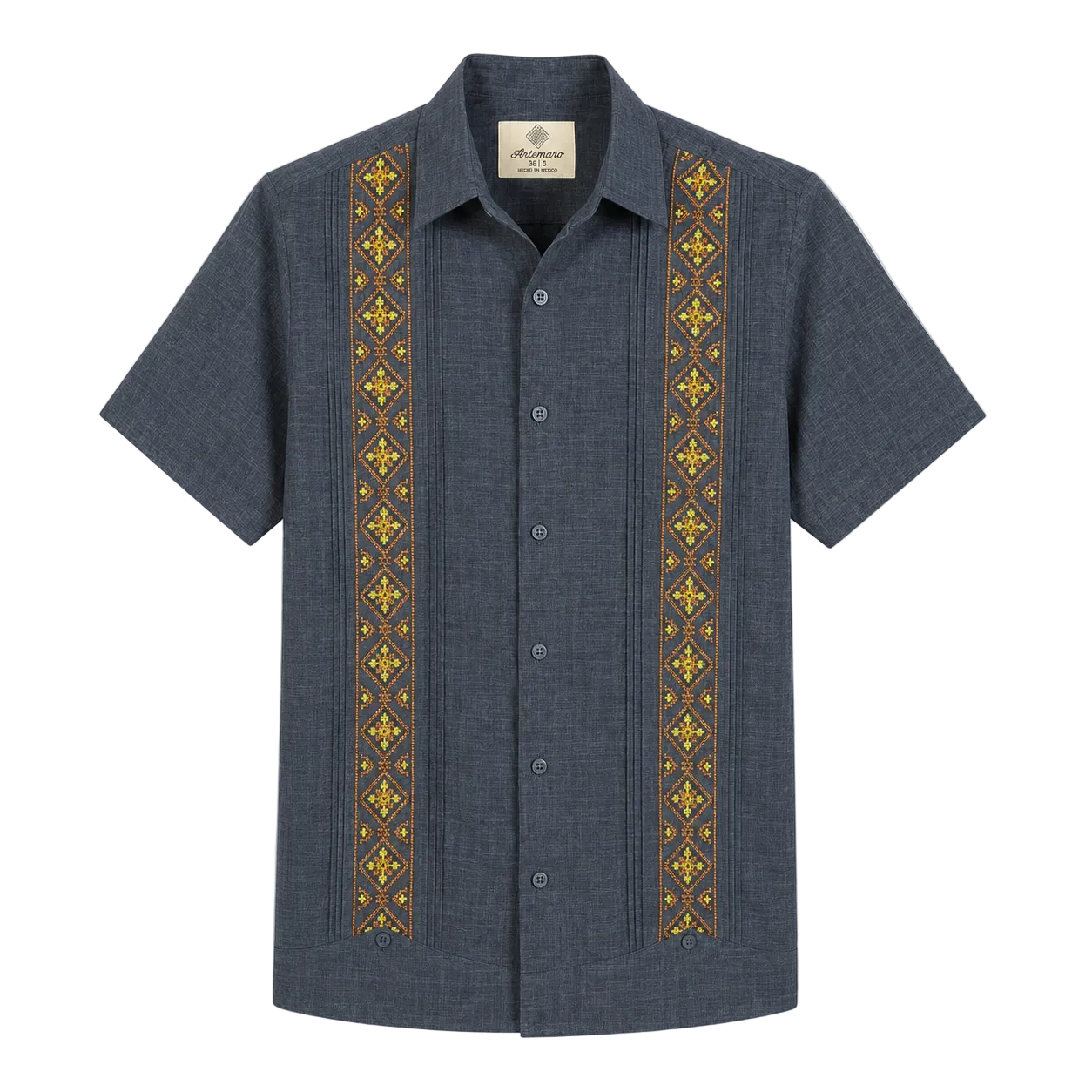 GUAYABERA COZUMEL MEZCLILLA