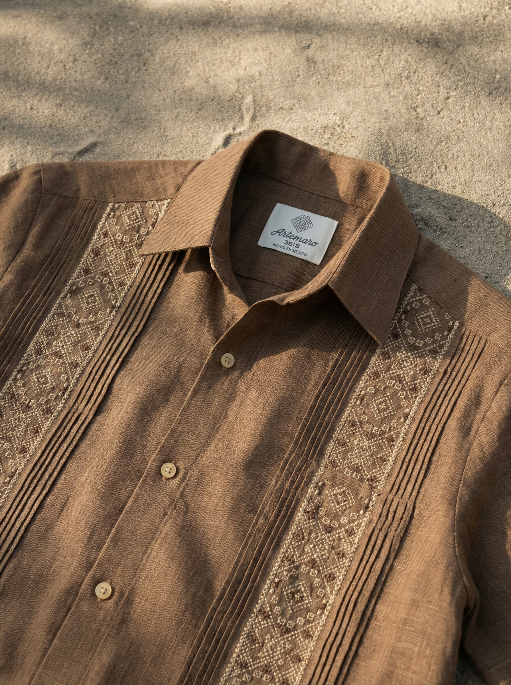 GUAYABERA ITZAE CAFÉ