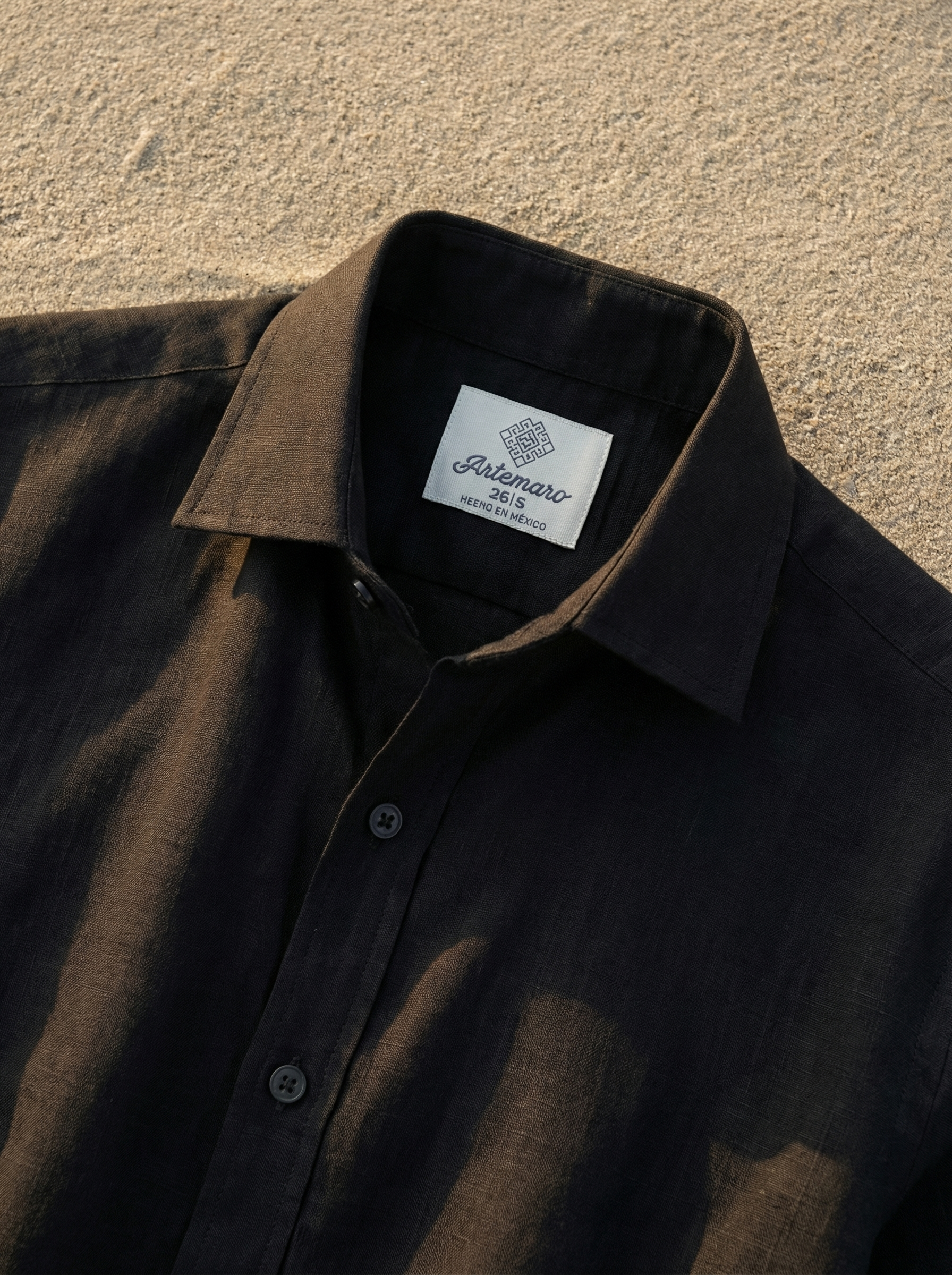 GUAYABERA CHAZARILLA NEGRA