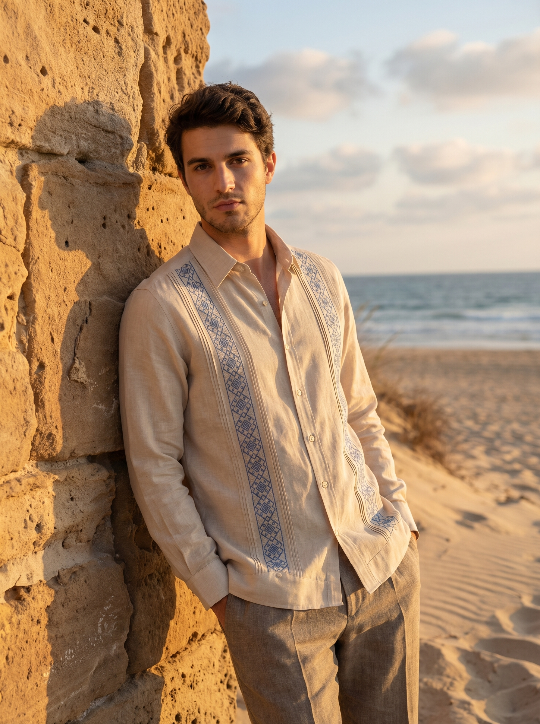 GUAYABERA ARTEMARO BEIGE