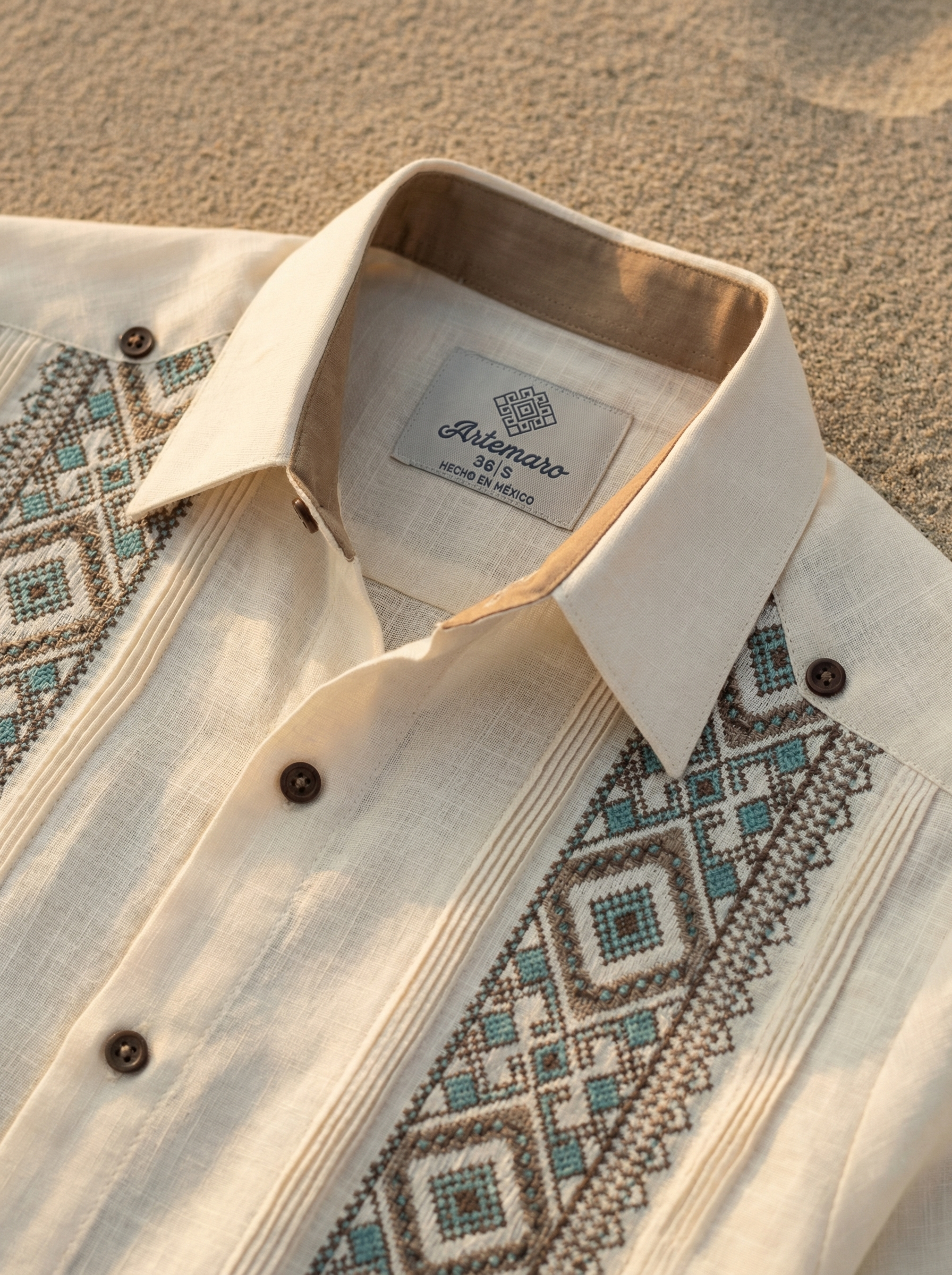 GUAYABERA SAK BEIGE