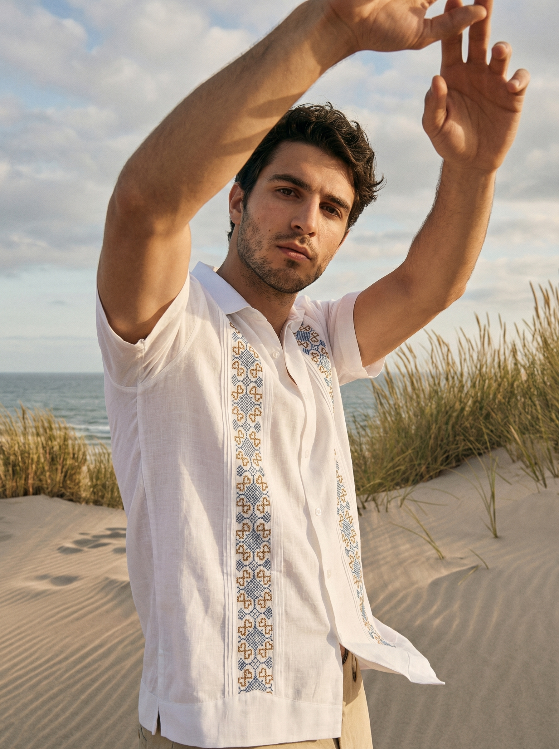 GUAYABERA NAAY BLANCO