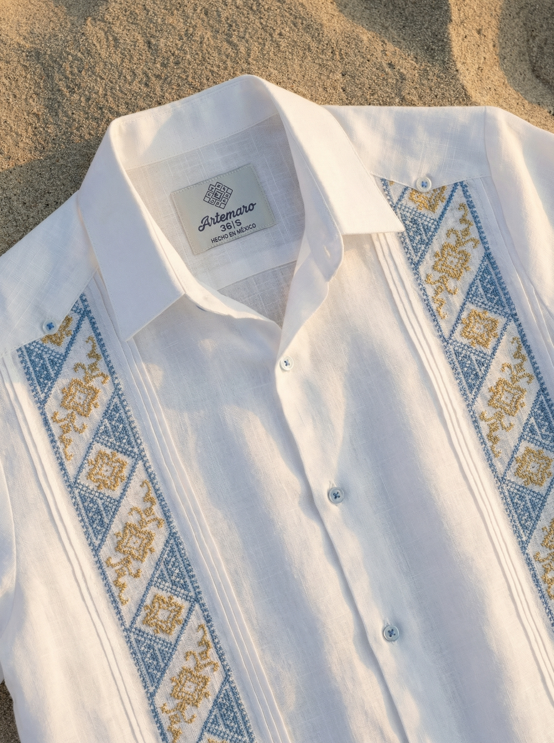 GUAYABERA UXMAL BLANCA