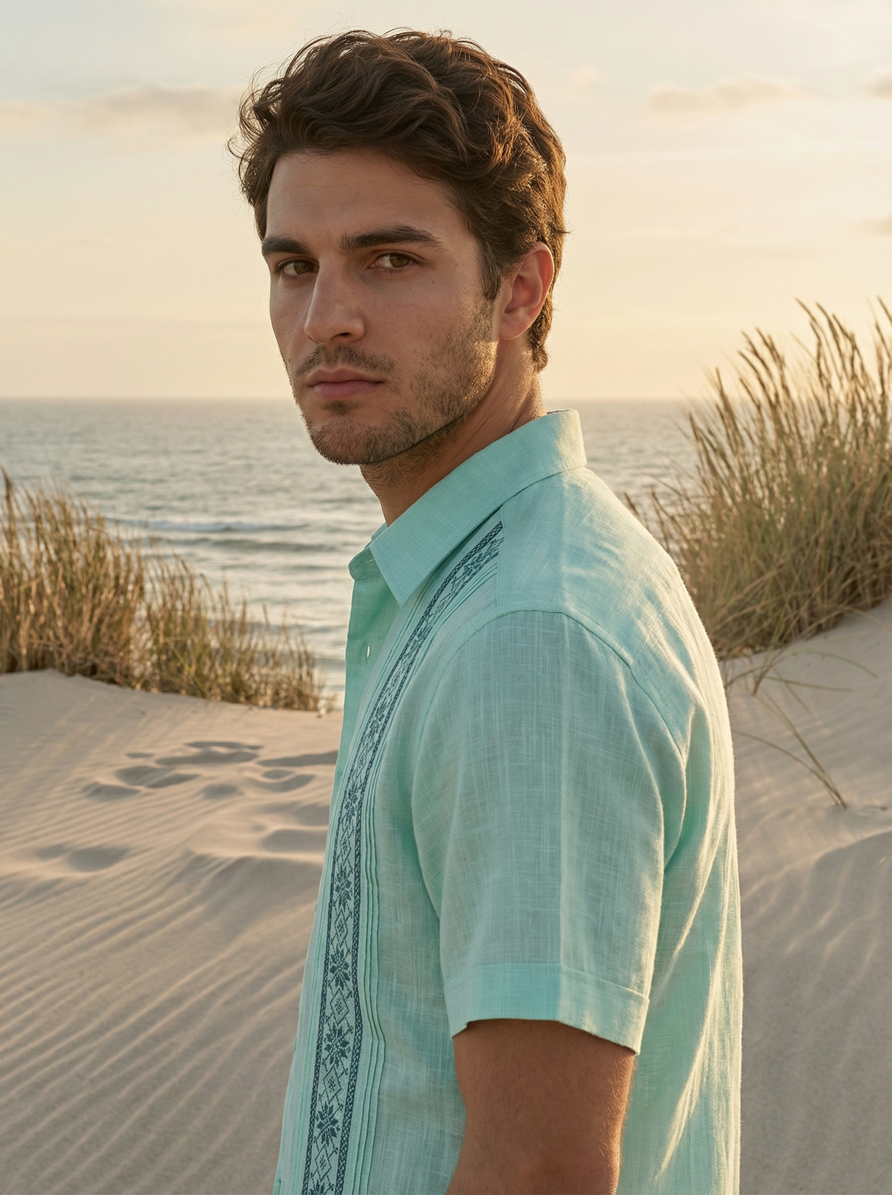 GUAYABERA TULUM AQUA