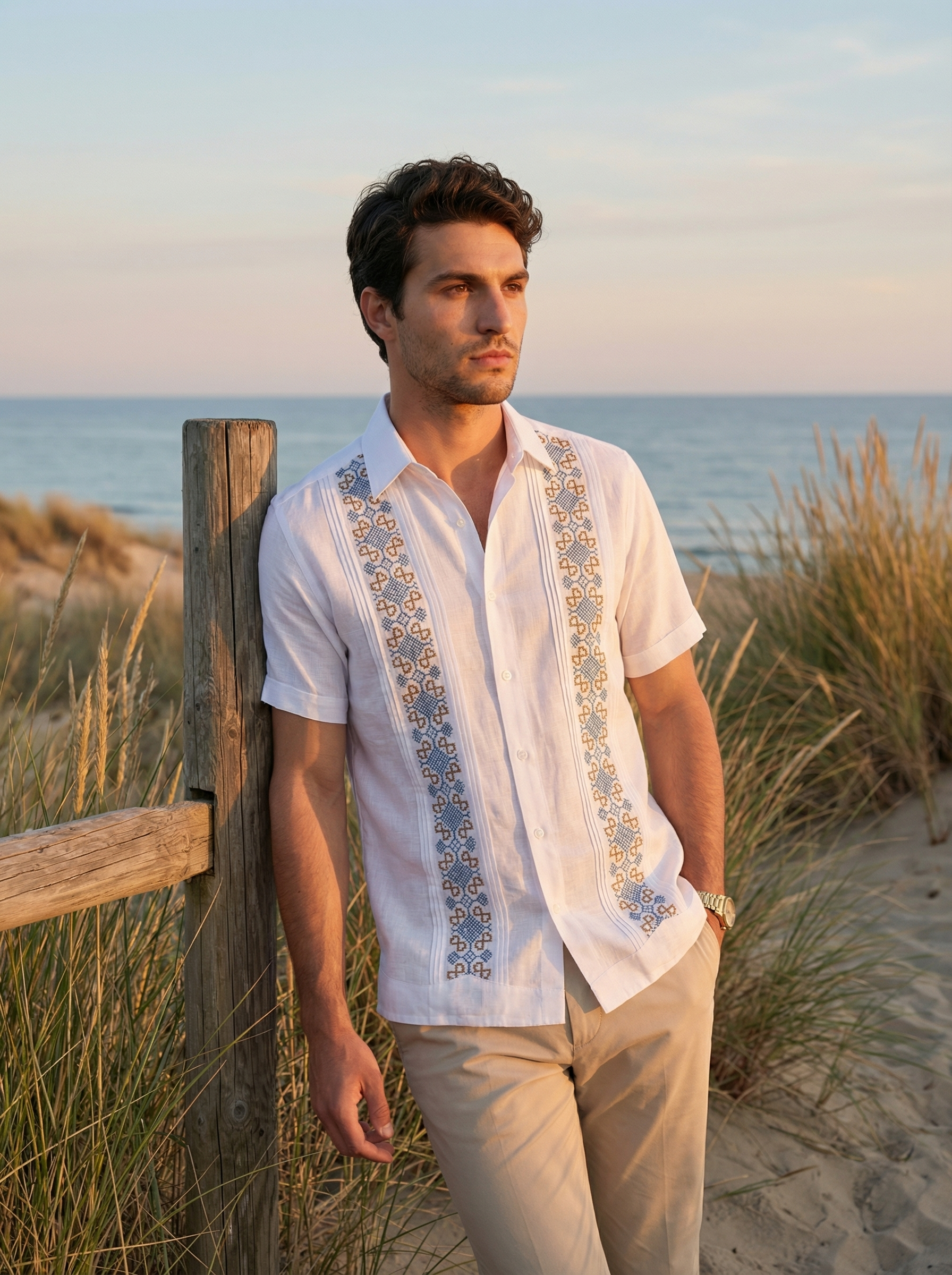 GUAYABERA NAAY BLANCO