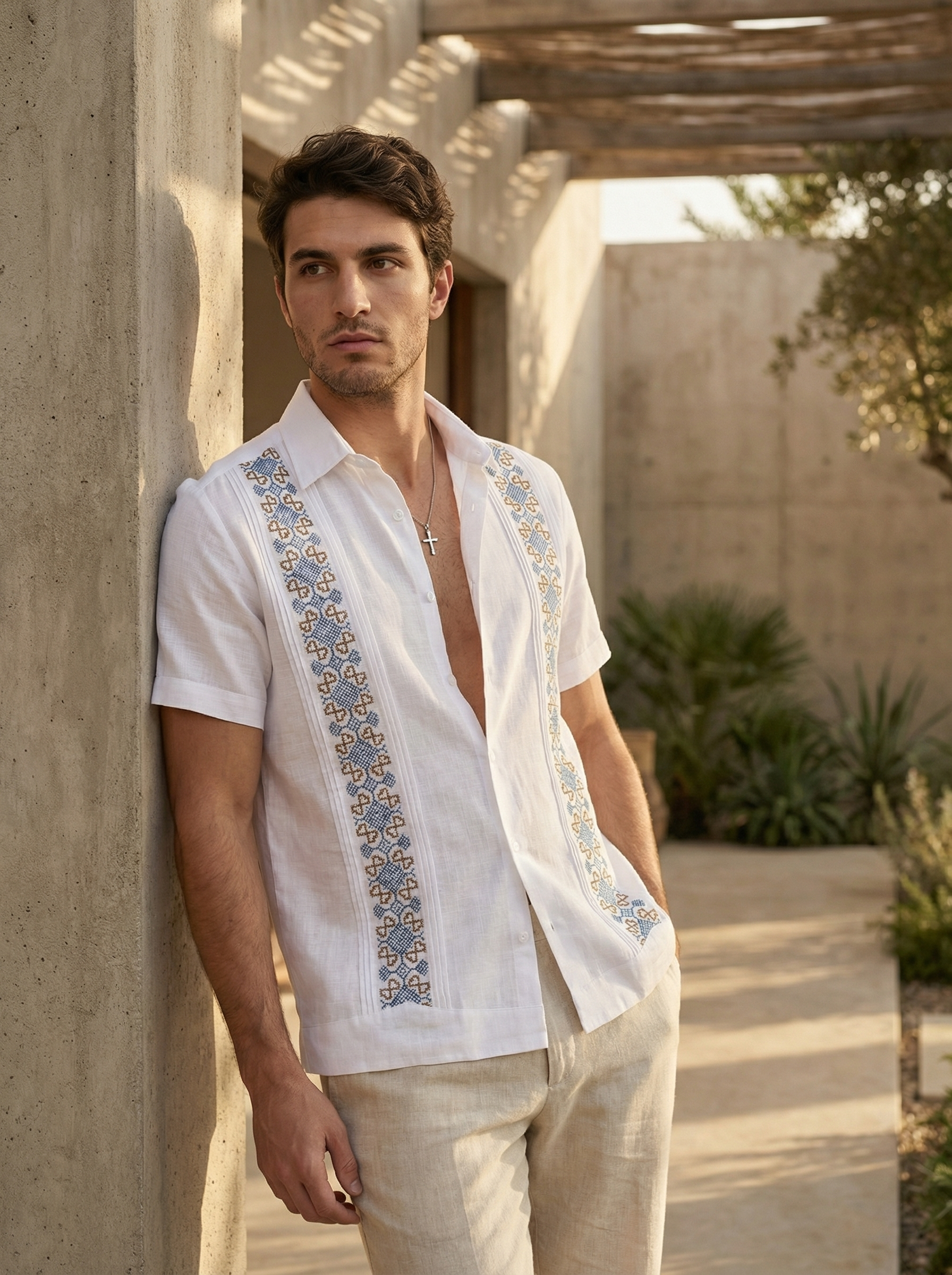 GUAYABERA NAAY BLANCO