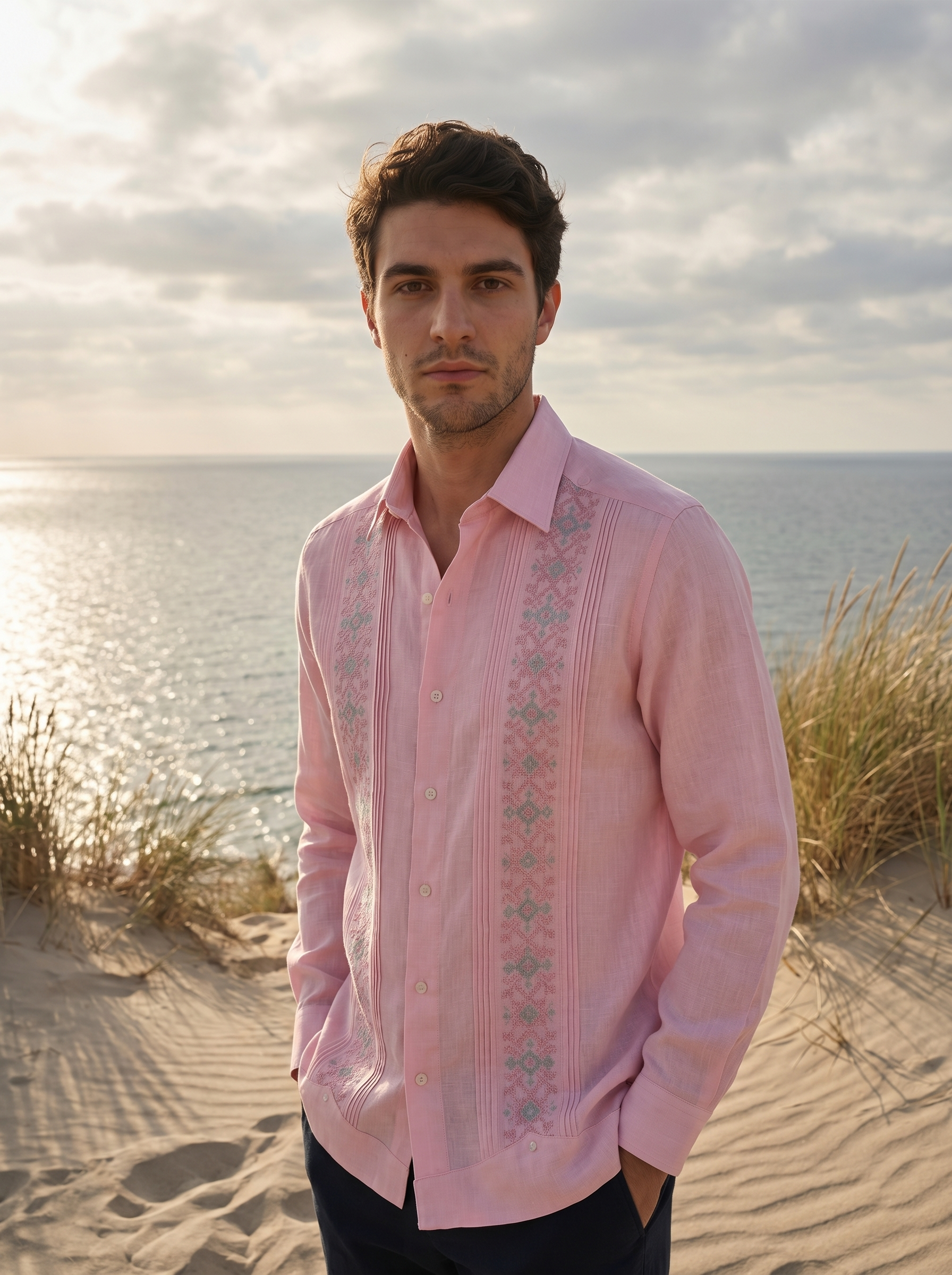 GUAYABERA NAAD ROSA