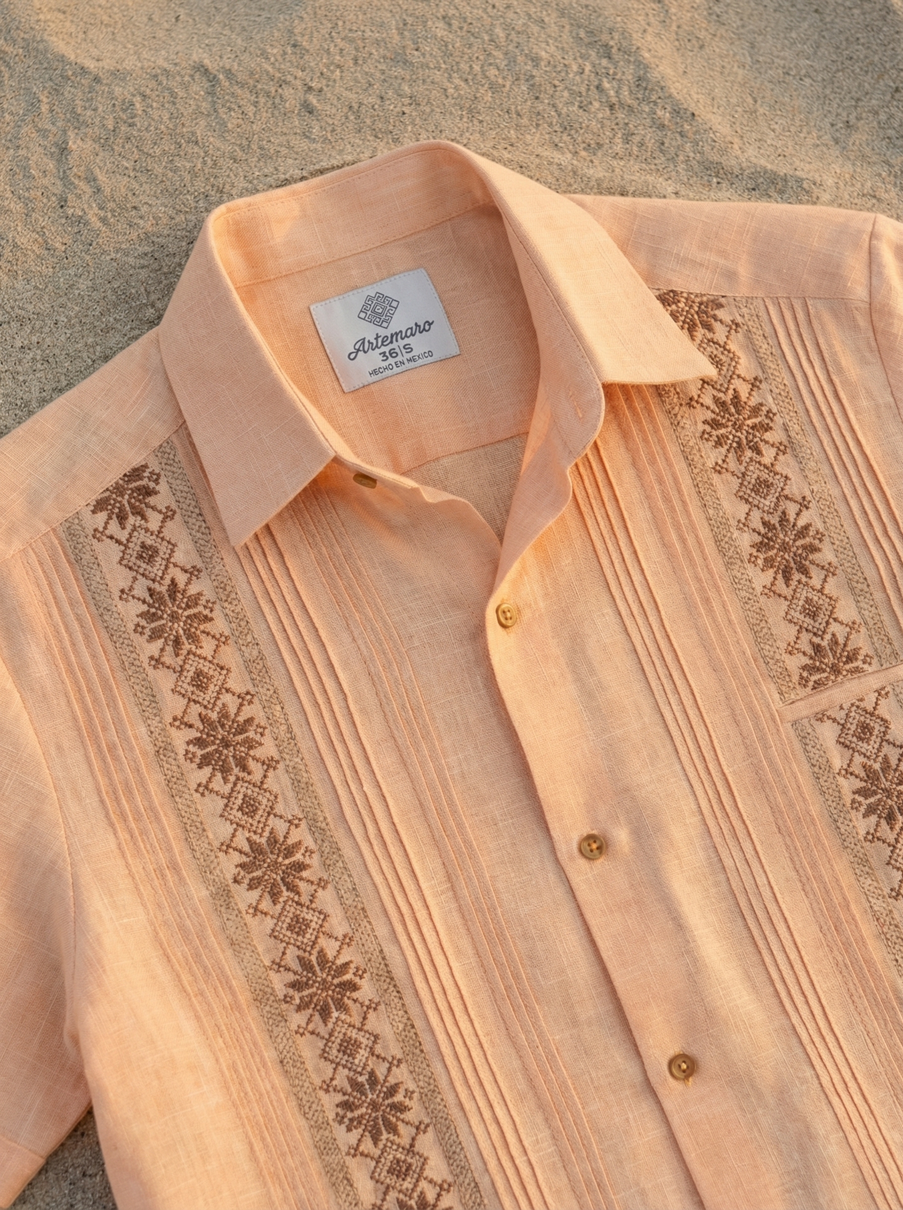 GUAYABERA TULÚM MELÓN