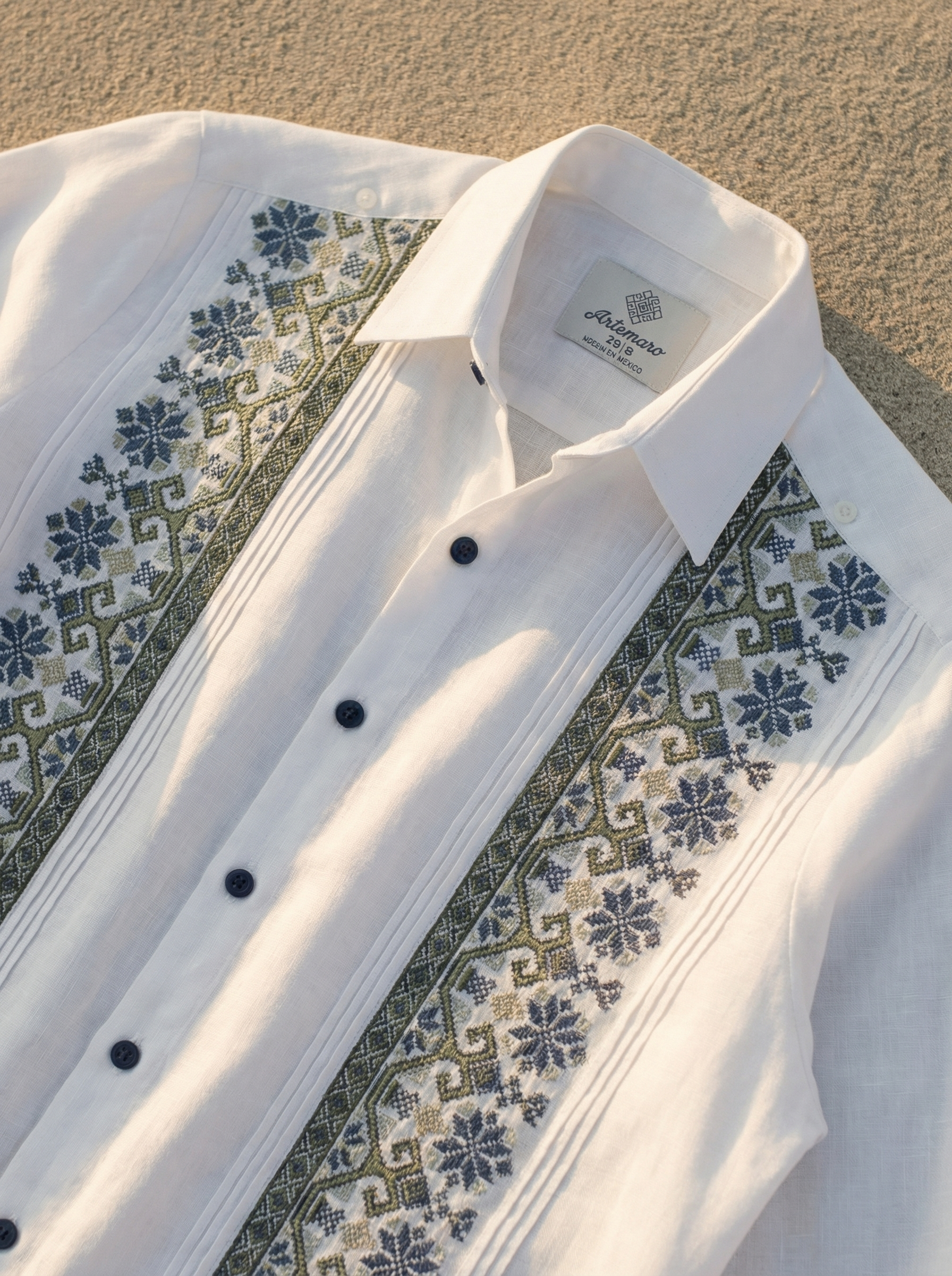 GUAYABERA RAMALINO BLANCA