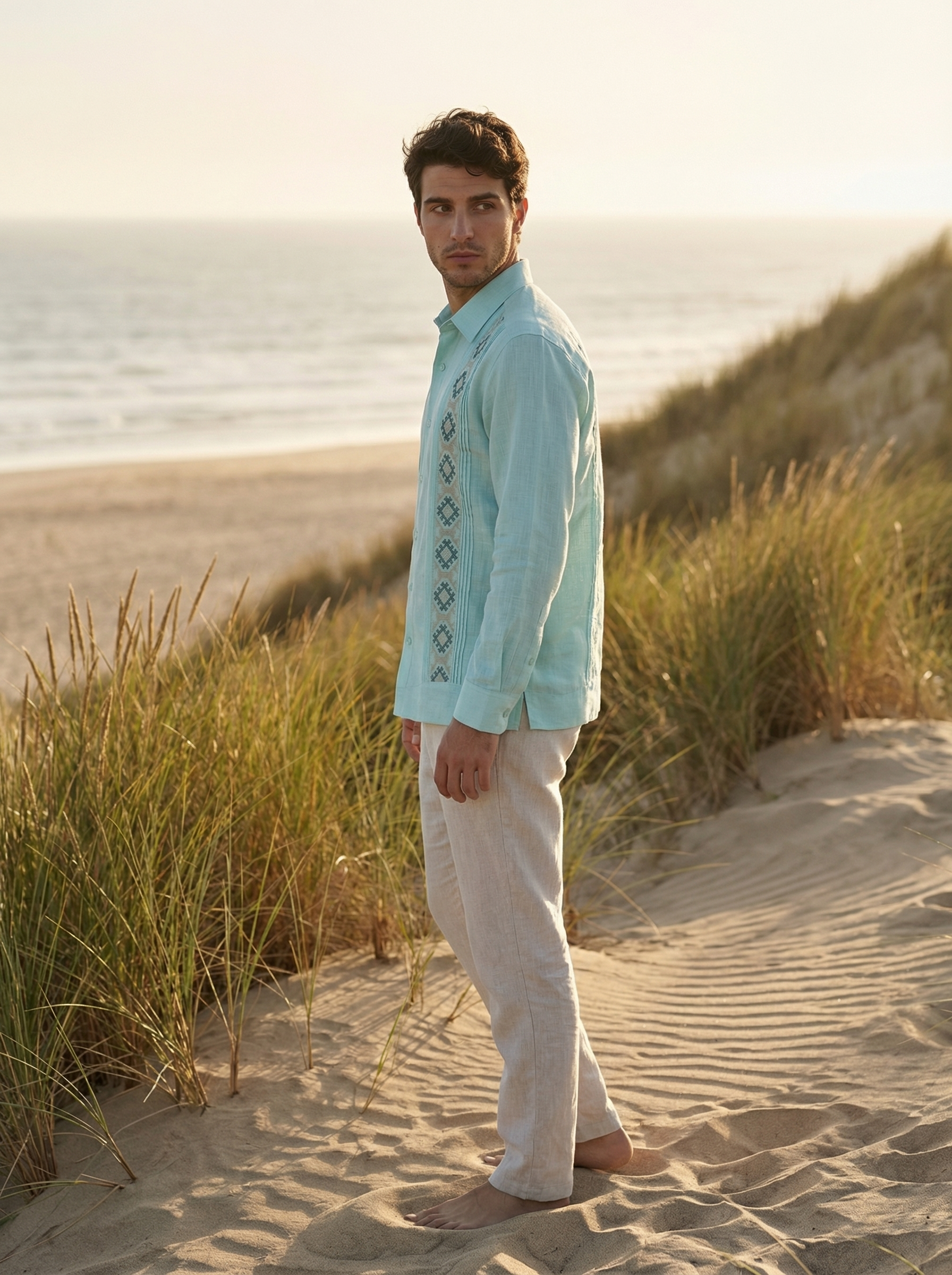 GUAYABERA INTI AQUA