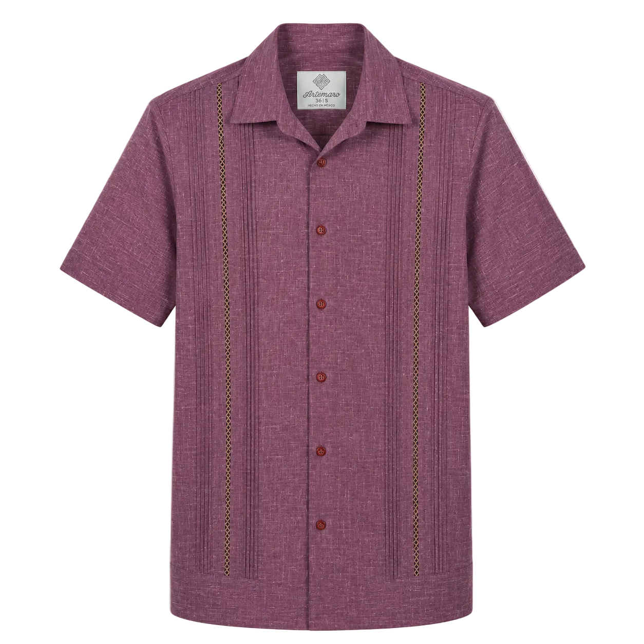 GUAYABERA ESPITA GUINDA