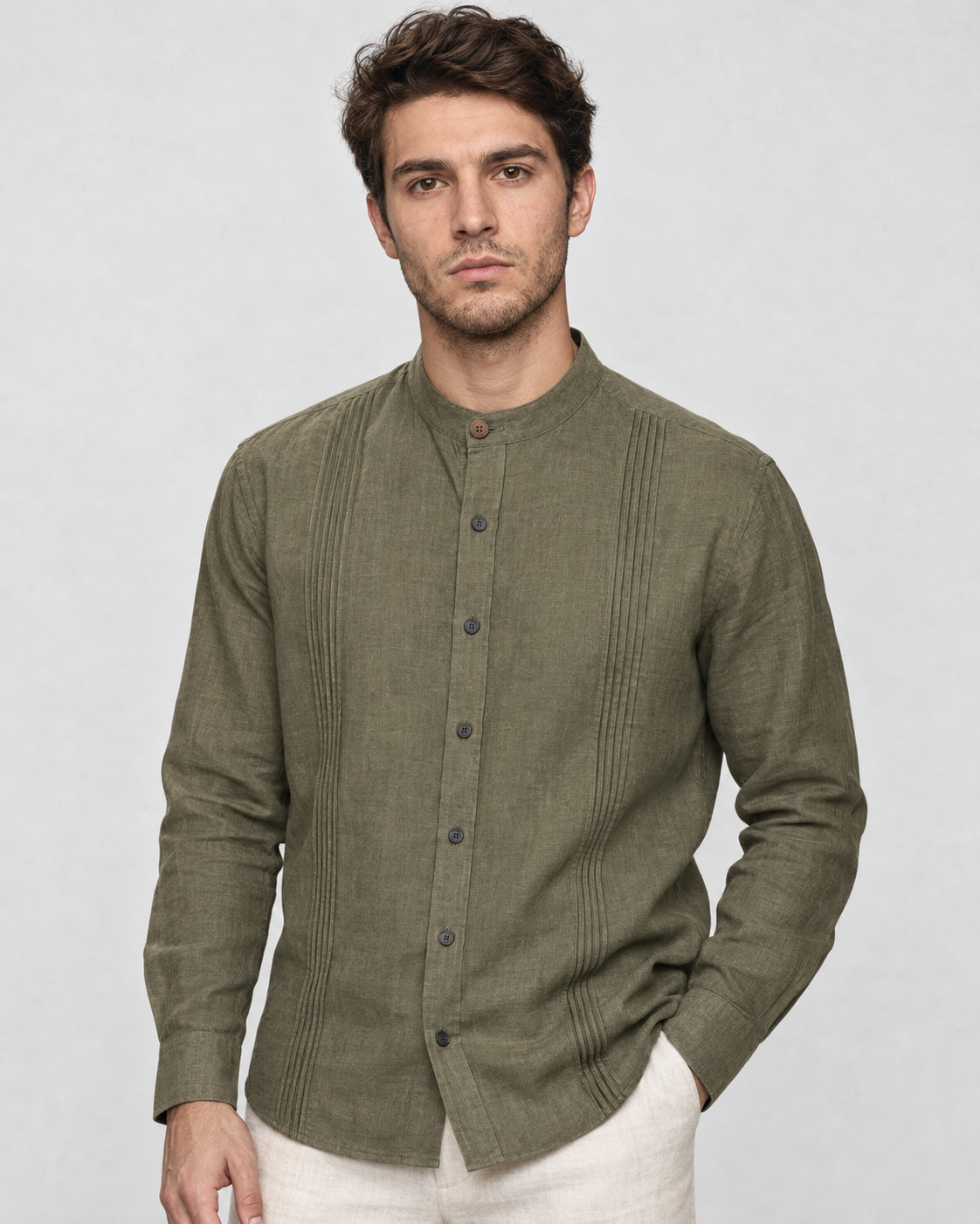 CAMISA MAO ALFORZAS MILITAR