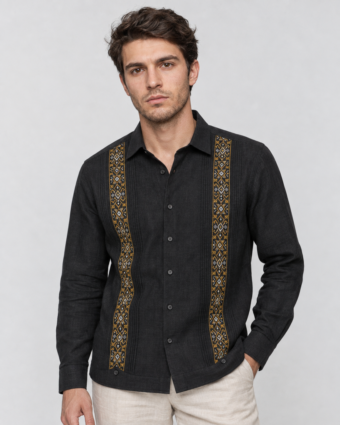 GUAYABERA NAAD NEGRA