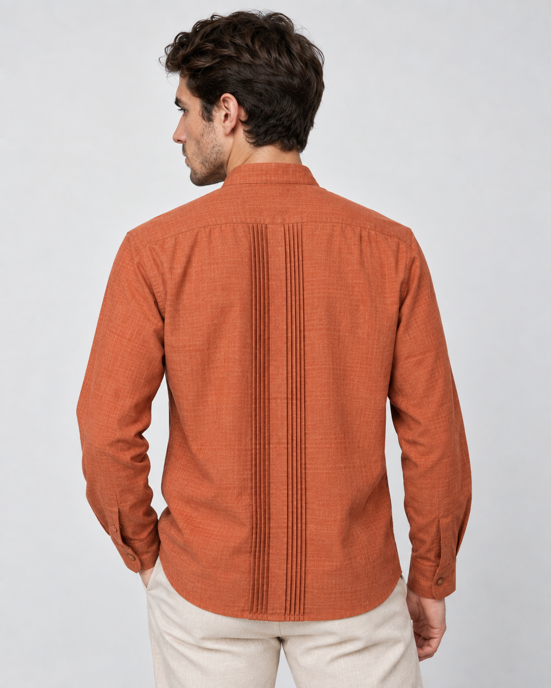 CAMISA MAO ALFORZAS CHEDRON