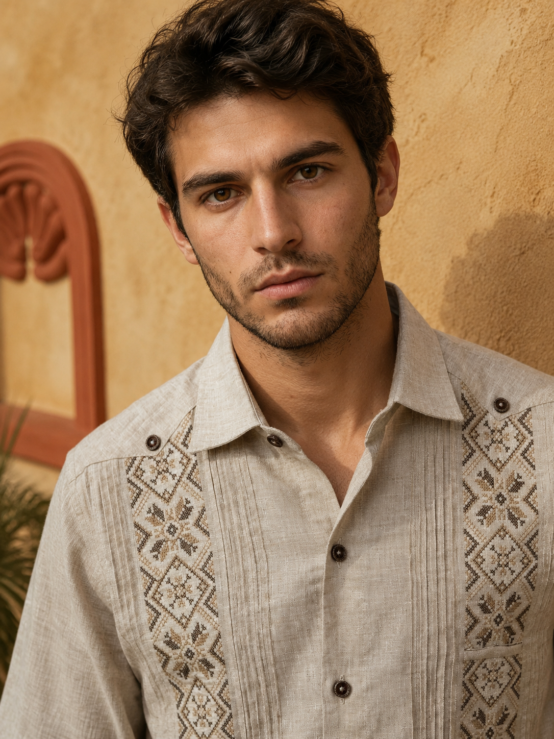 GUAYABERA SANTO BEIGE
