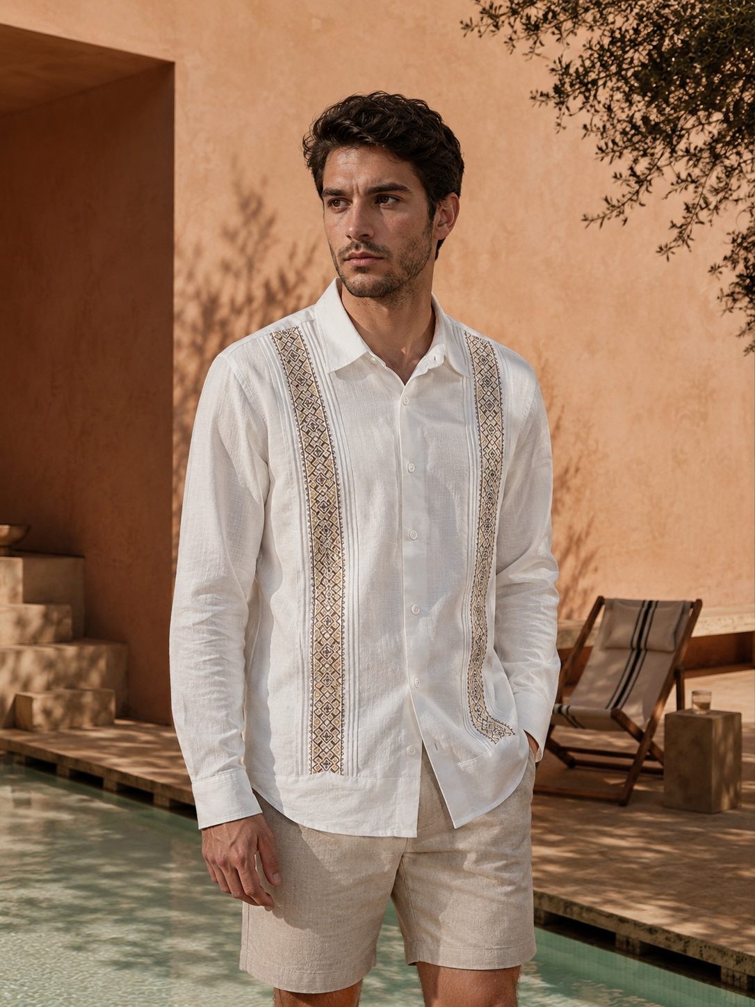 GUAYABERA ARTEMARO BLANCA