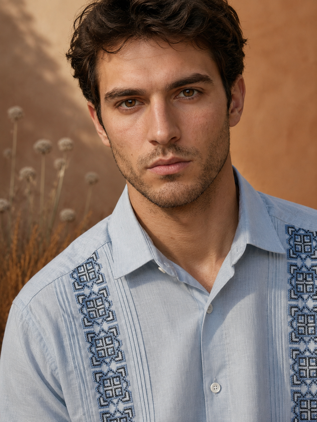 GUAYABERA GIGI CELESTE