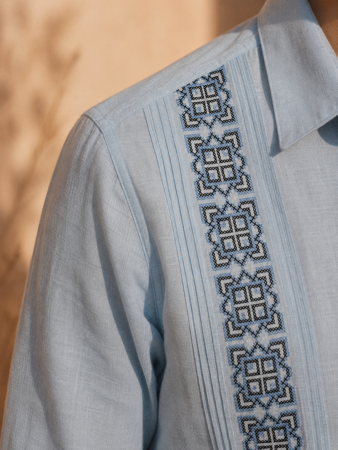 GUAYABERA GIGI CELESTE