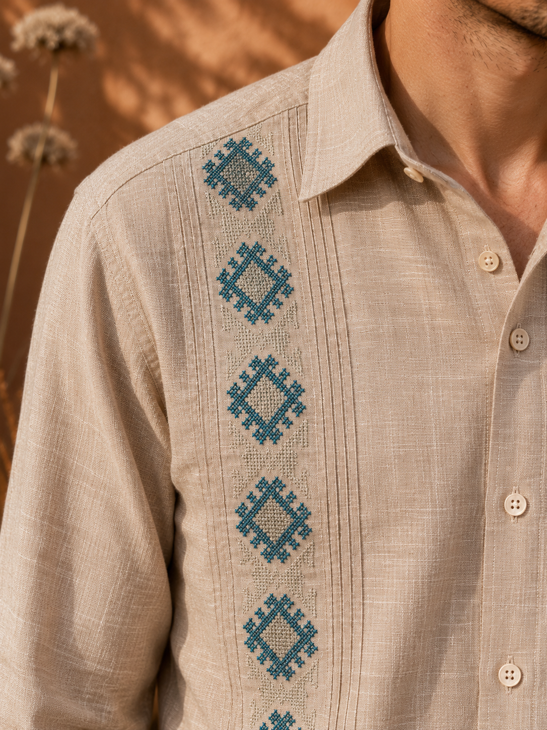 GUAYABERA INTI CAPUCCINO