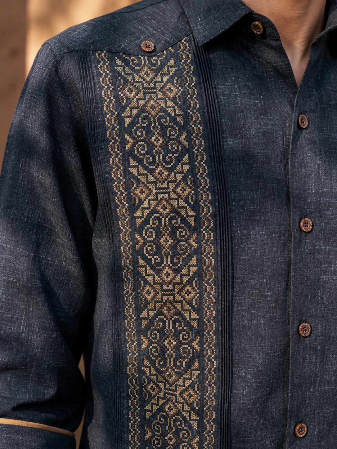 GUAYABERA EX MEZCLILLA