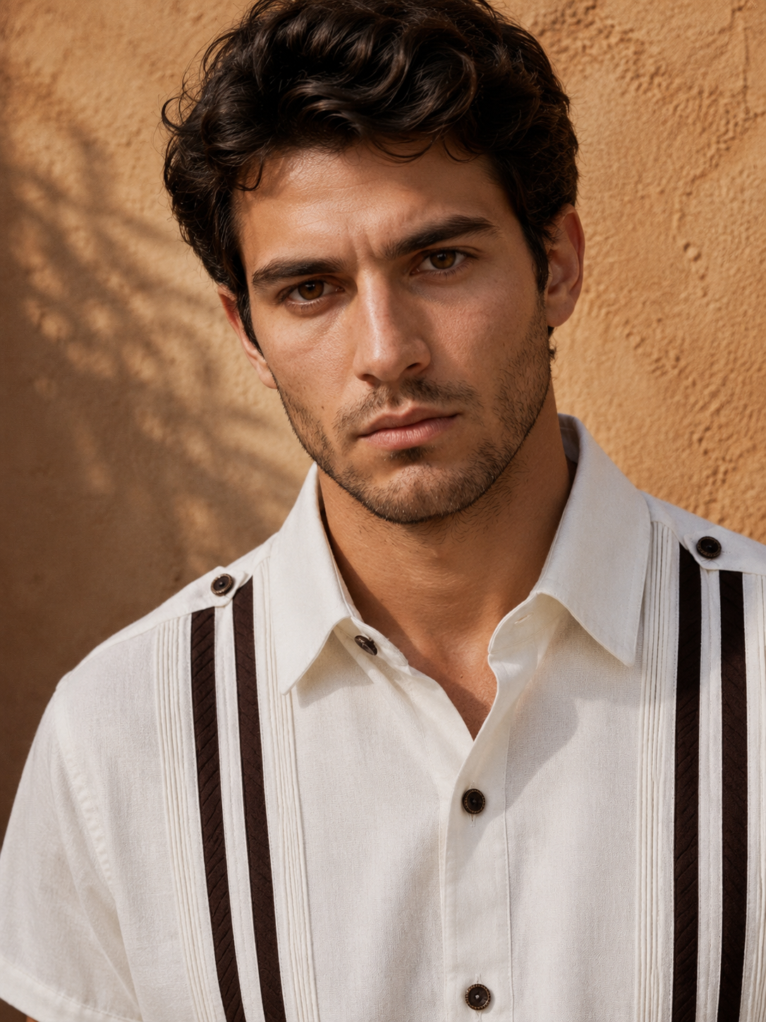 GUAYABERA PLUMILLA SPORT BLANCO