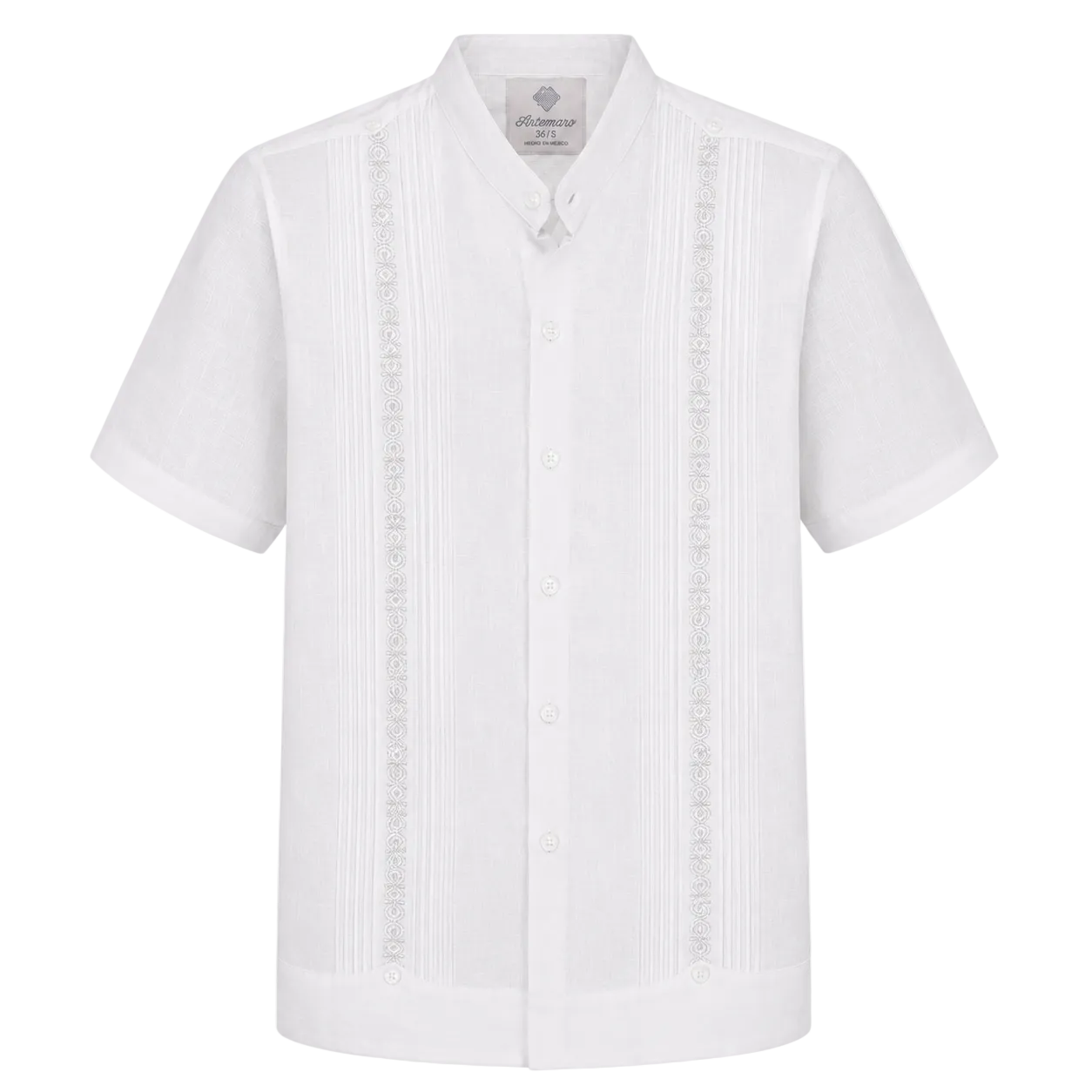 GUAYABERA HOLGUIN BLANCA PURO MAO