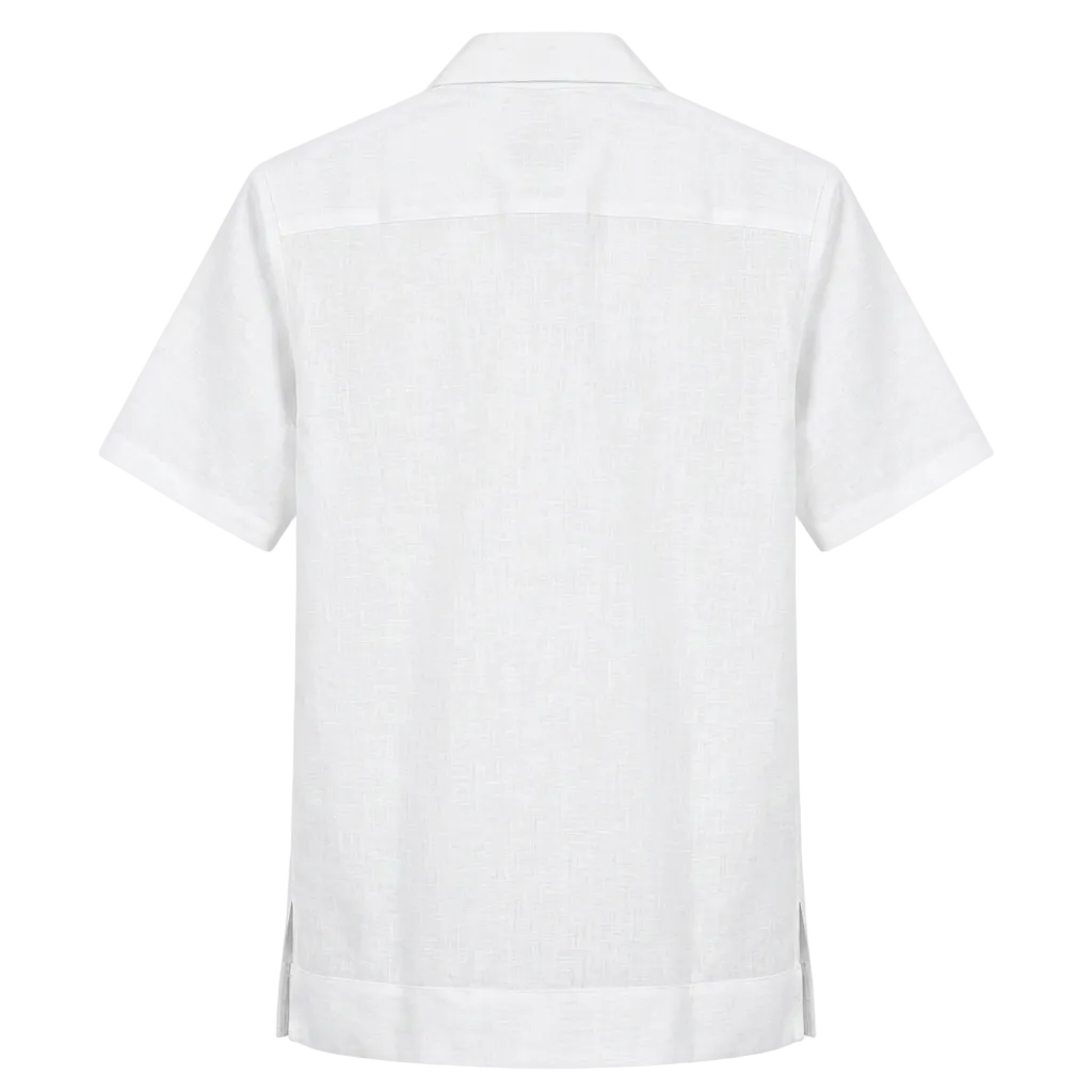 GUAYABERA HOLGUIN BLANCA/NEGRO