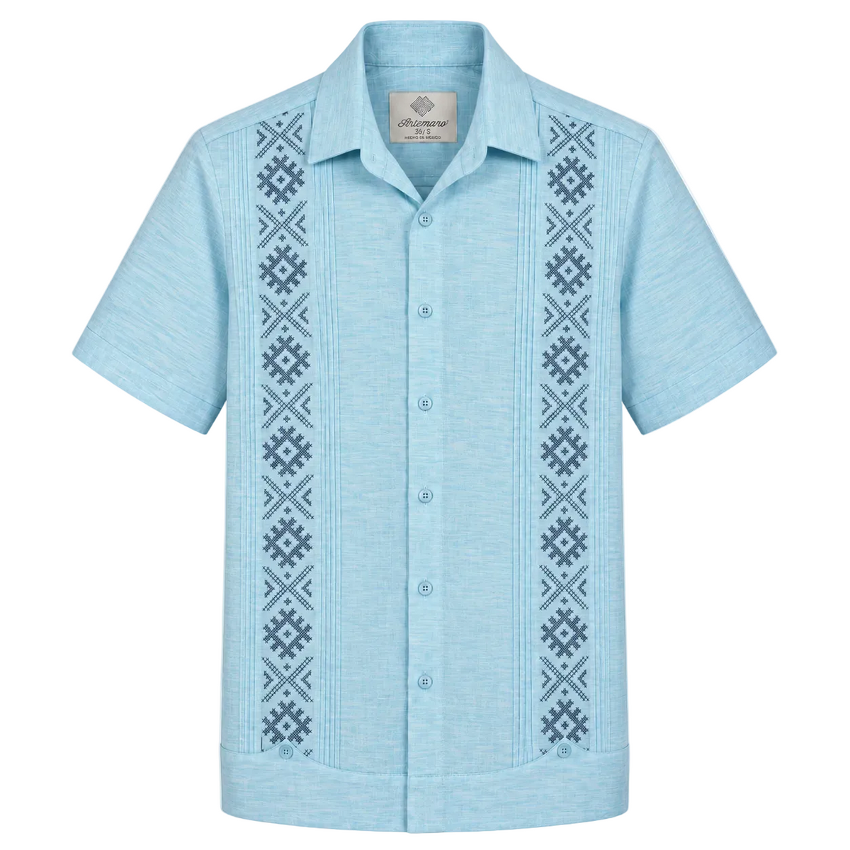GUAYABERA KAMBA CELESTE