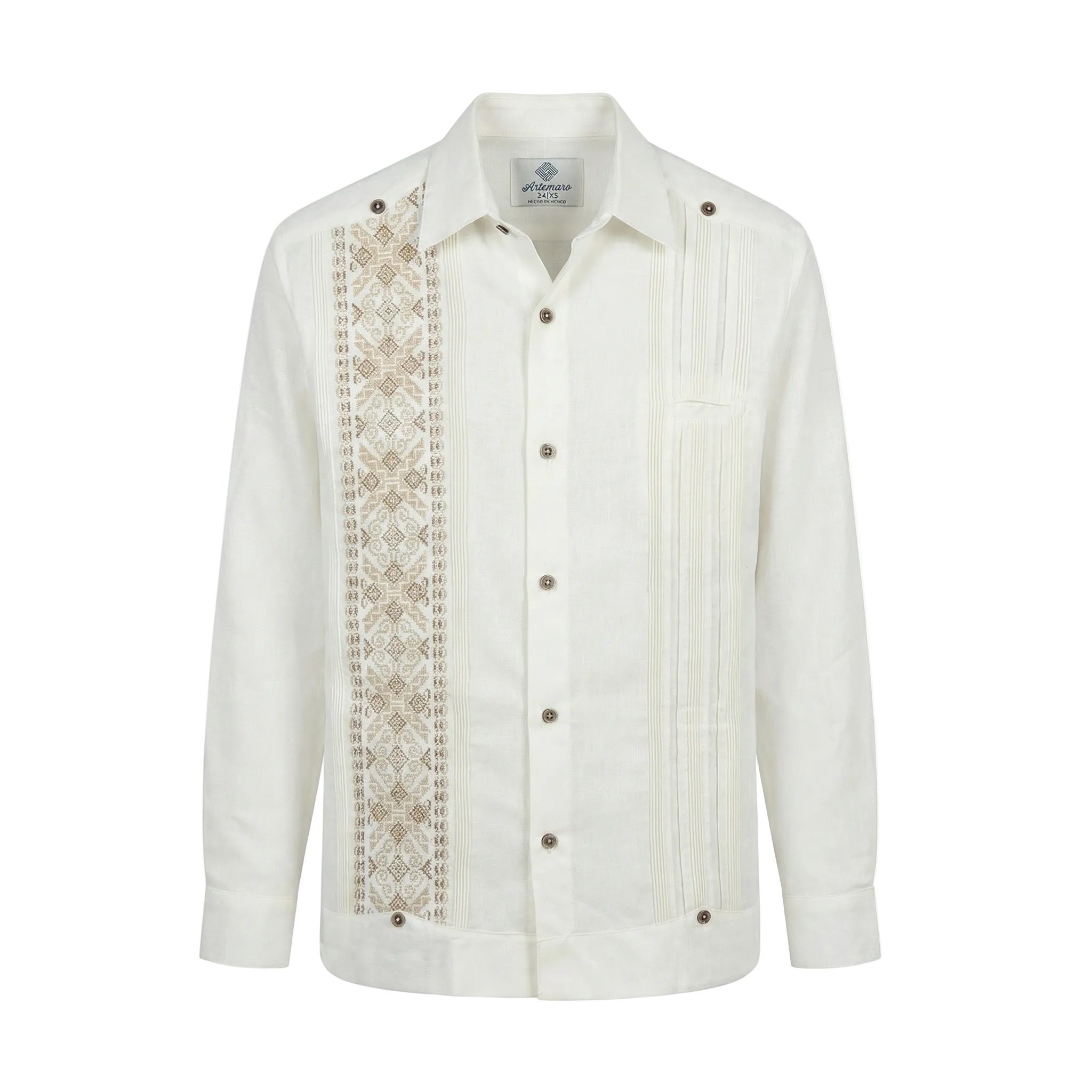GUAYABERA ALETA BLANCA