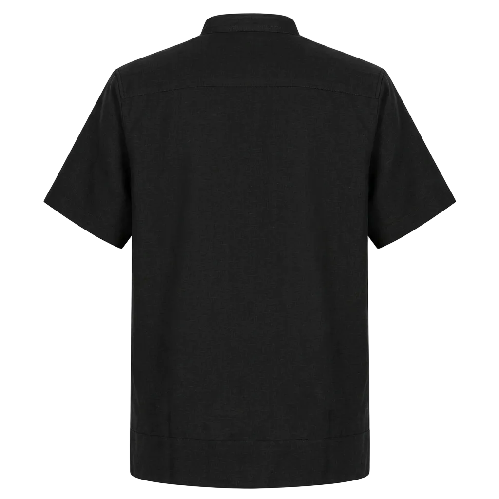 GUAYABERA NULL BLANCA/NEGRO MAO