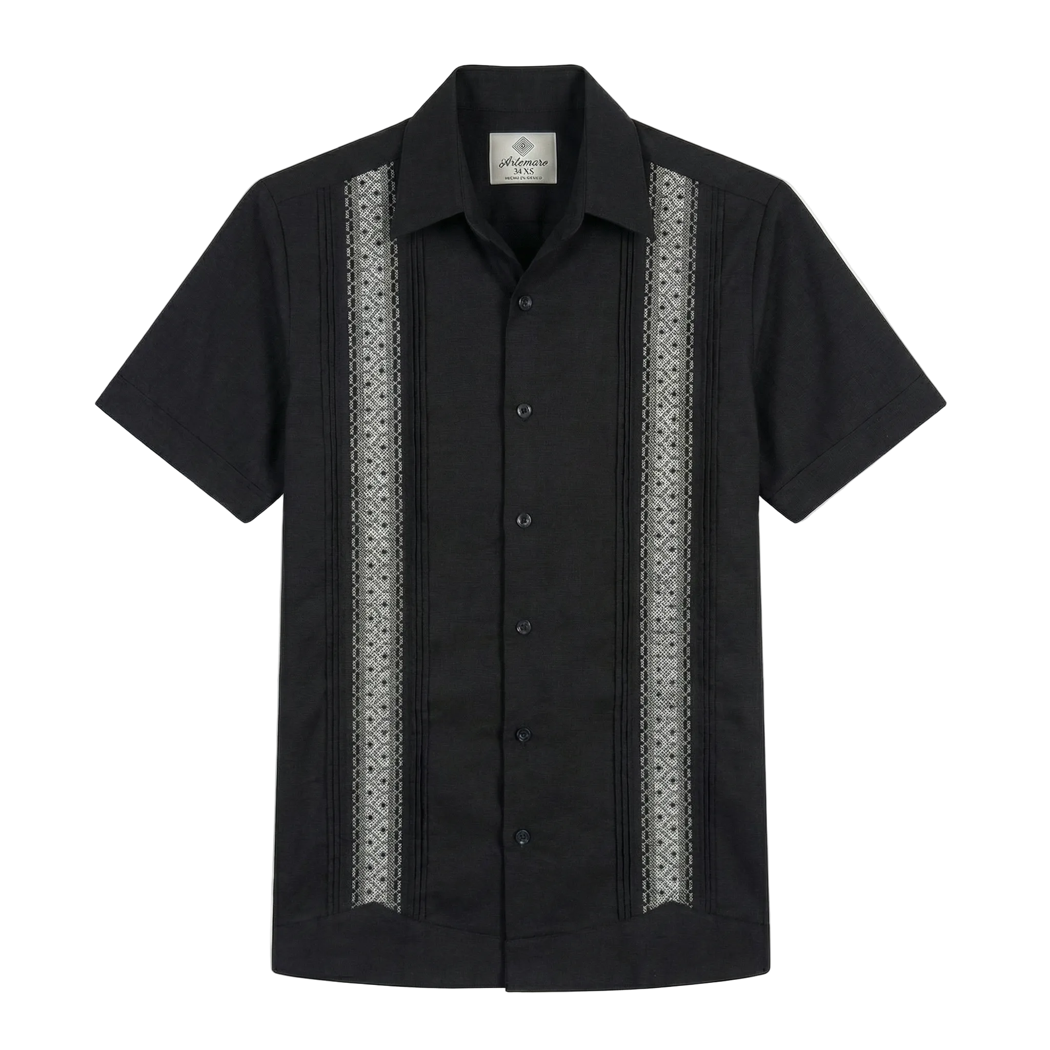 GUAYABERA NULL BLANCA/NEGRO